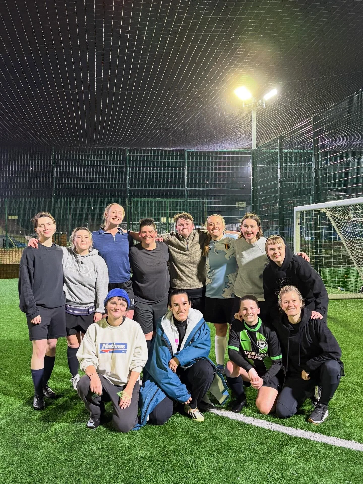 Seapals footy whatever the weather! ☔️ We show up every week with smiles and good vibes! 🤩
