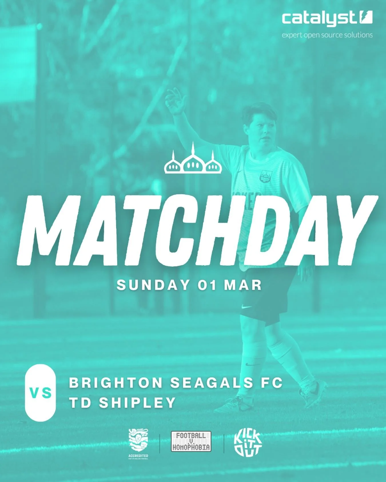 01/03/26 MATCHDAY INFO

🆚 TD Shipley
🏟 Home - Cardinal Newman School, Hove
⏰ KO 2pm
🏆 SCWGFL Championship

Thanks to our team sponsors:
⚽️🤝 Catalyst
👕🤝 @the.joker.brighton

📸 @bx_creative_