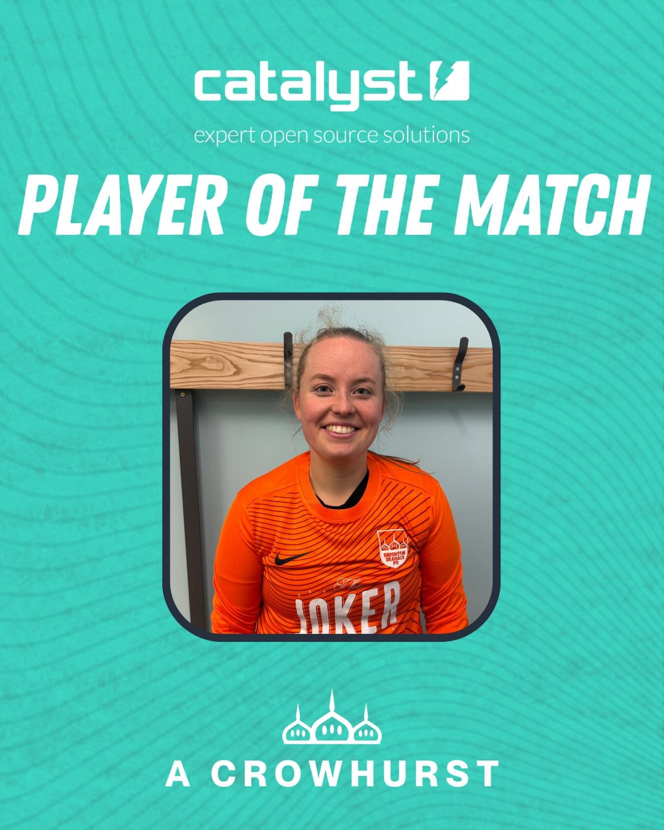 08/03/26 PLAYER OF THE MATCH 
🤩 A Crowhurst
🤝 Sponsored by Catalyst

&ldquo;The penalty save speaks for itself, but I am so impressed by all the other saves, the ball flicked on to the post, the 1v1 saves and all your actions coming out in the box!
