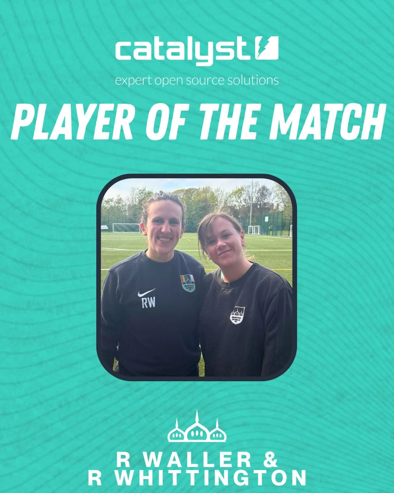 19/04/26 PLAYER OF THE MATCH 
🤩 R Waller &amp; R Whittington
🤝 Sponsored by Catalyst

&ldquo;Becca made some excellent saves against threatening opposition. Gave full support to the defence but also contributed to attack with some brilliant distrib