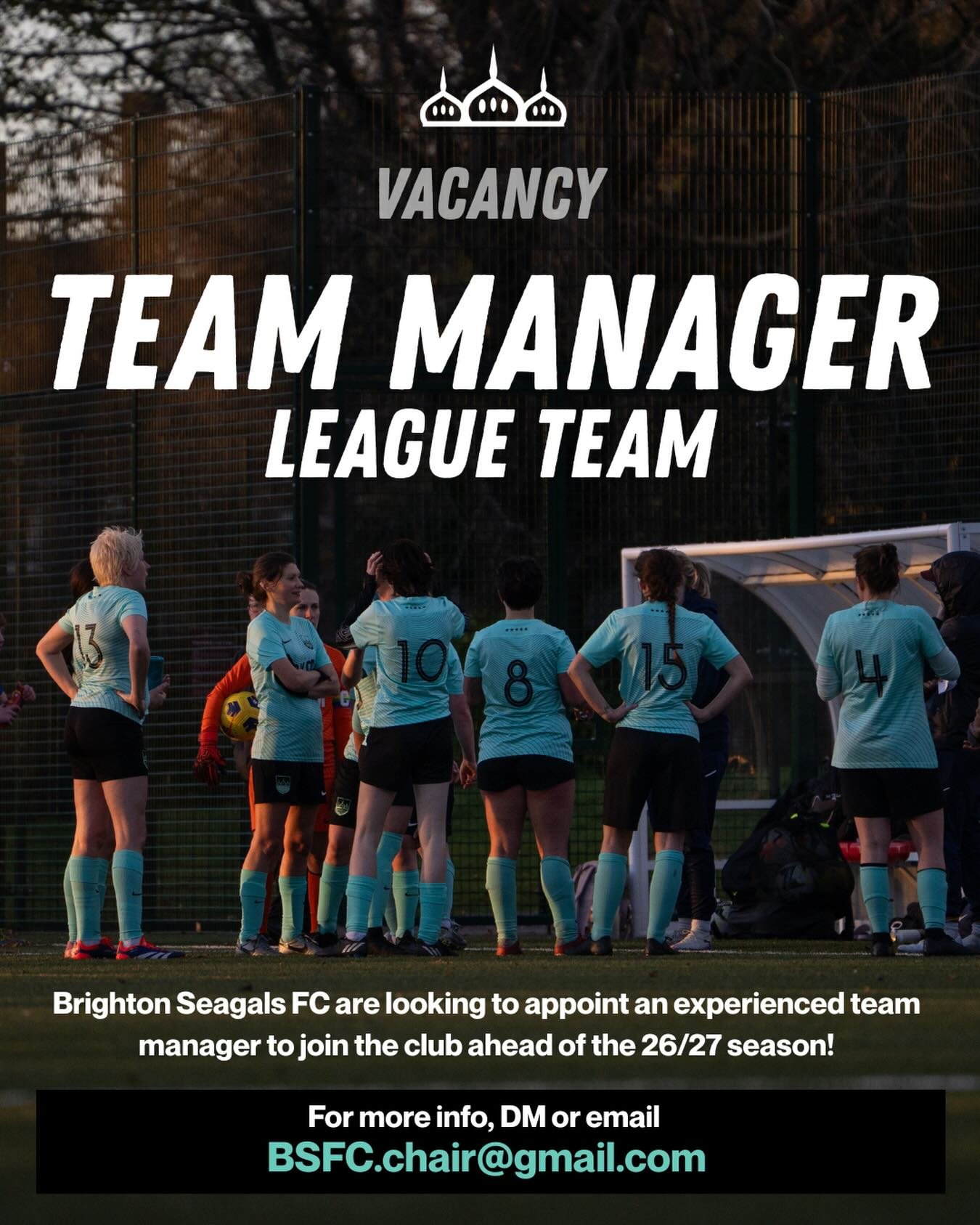 We are looking for a new manager for our league team competing in the @scwgfl Championship. There is a commitment to weekly training and Sunday matchdays.

⚽️ Established team in the SCWGFL
⚽️ Award winning inclusive club
⚽️ 3G training &amp; home pi