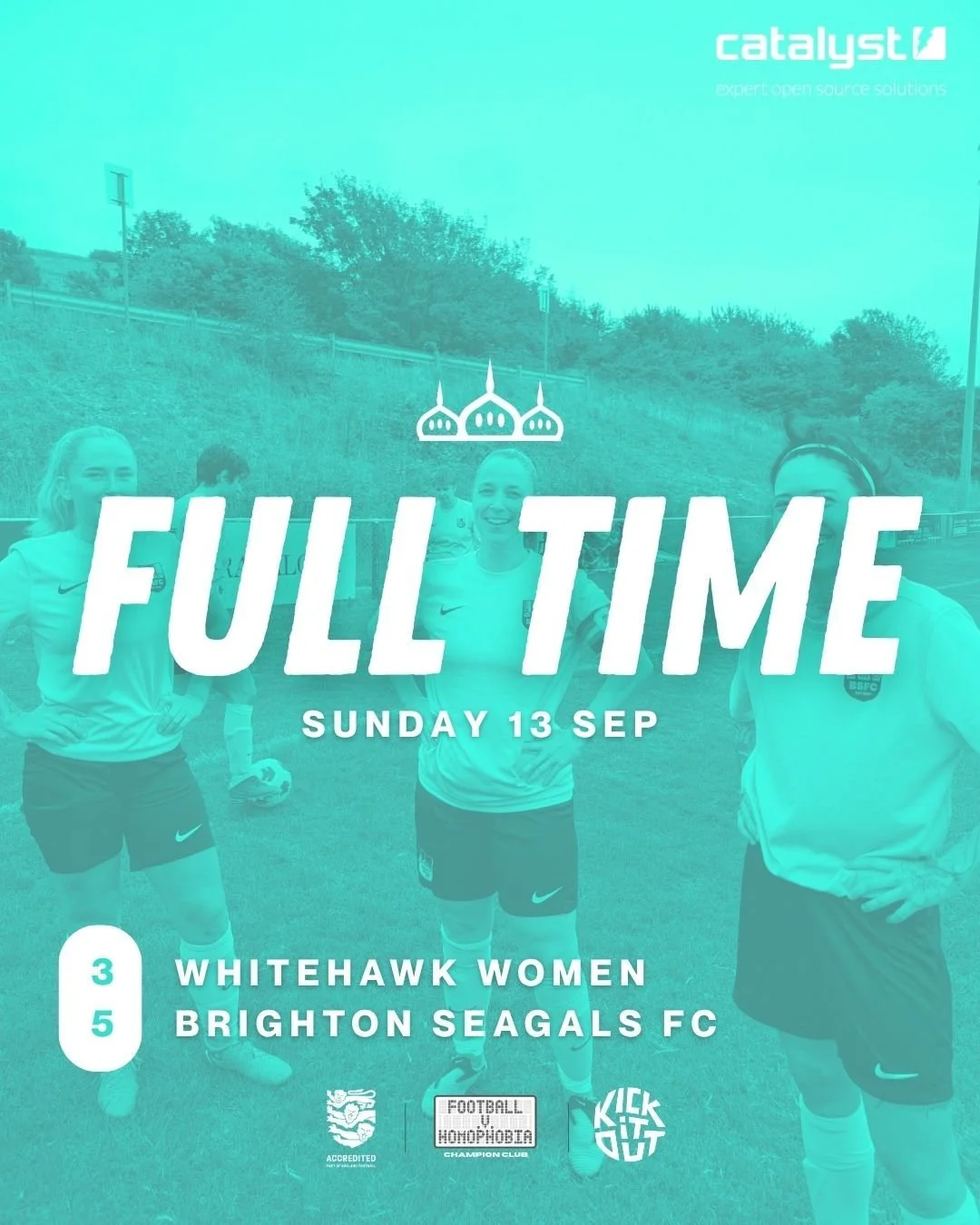 From 3&ndash;1 down to 5&ndash;3 winners. What a turnaround from the Seagals 💥⚽️

A huge result away at Whitehawk, with BSFC showing real character to fight back and take all three points in an eight-goal thriller.

⚽ P Wolfe x2
⚽ R Stone
⚽ R Hawkin