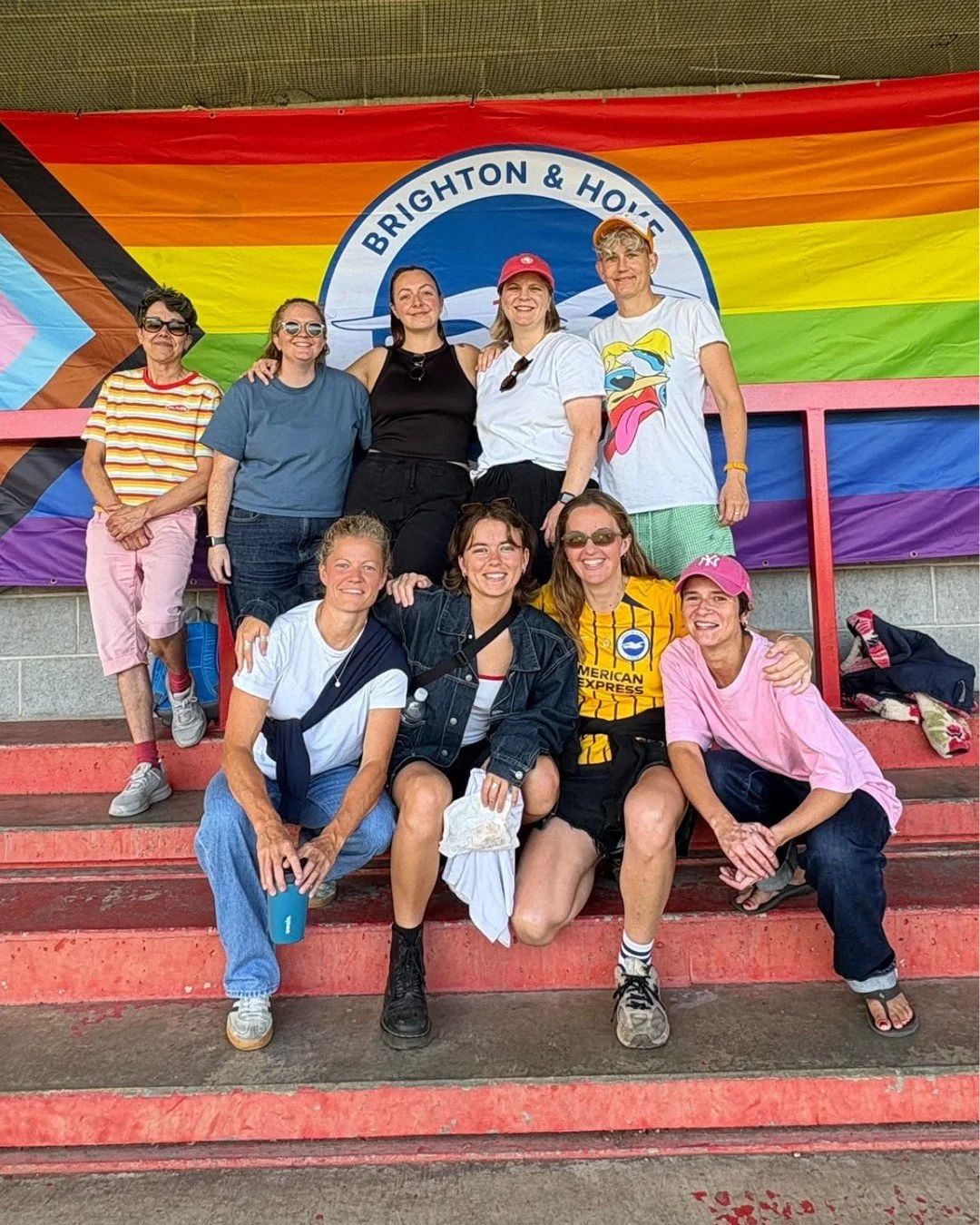 Sometimes we're quite happy watching other people do the running.

Earlier this month, a few Seagals headed to Broadfield Stadium for Brighton v Arsenal in the WSL ⚽️

A brilliant afternoon watching the women's game together and another excuse for a 