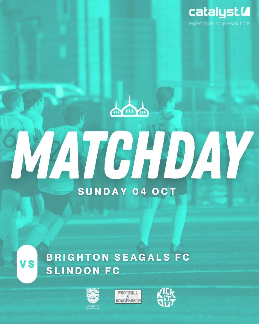 ✨ MATCHDAY ✨

Back at home this Sunday as the Seagals take on Slindon FC ⚽️

🆚 Slindon FC
🏟️ Patcham High School, Ladies' Mile Road, Patcham
⏰ KO 2pm
🏆 SCWGFL Championship

Another chance to build on an unbeaten start to the league season and keep