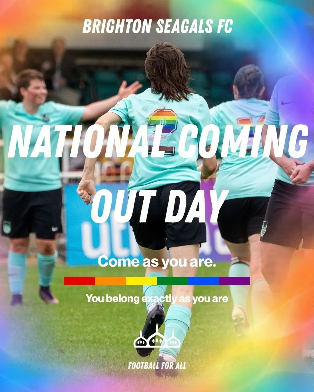 🌈 NATIONAL COMING OUT DAY

Today we&rsquo;re celebrating everyone who has shared who they are, and everyone who isn&rsquo;t ready, doesn&rsquo;t feel safe, or simply doesn&rsquo;t want to.

Coming out is personal. There&rsquo;s no right time, no rig