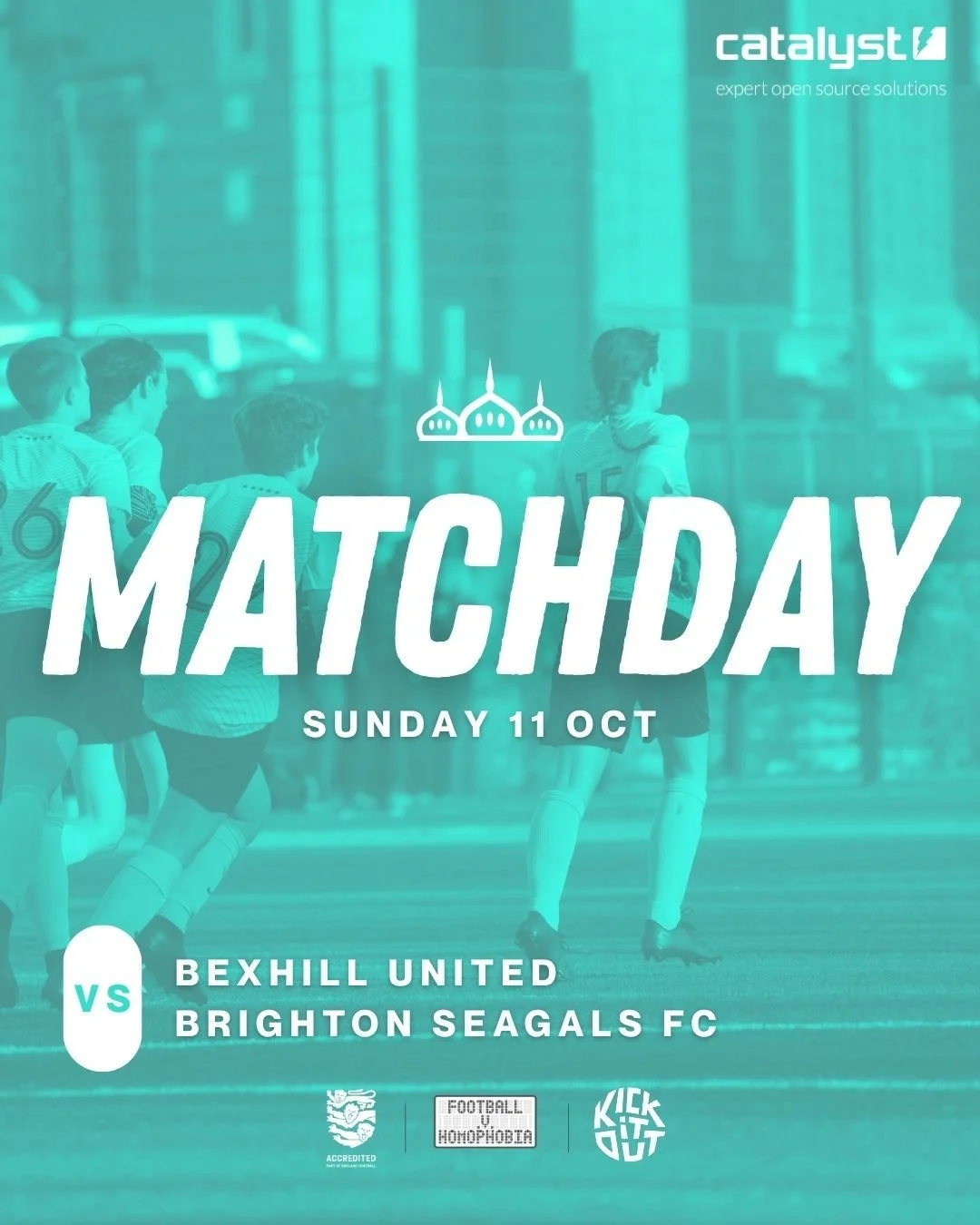 ✨ MATCHDAY ✨

The Seagals are back on the road this Sunday as we head to Bexhill United ⚽️

🆚 Bexhill United
🏟️ The Polegrove, Bexhill-on-Sea
⏰ KO 2:00pm
🏆 SCWGFL Championship

After last weekend&rsquo;s 3&ndash;0 win and first clean sheet of the 