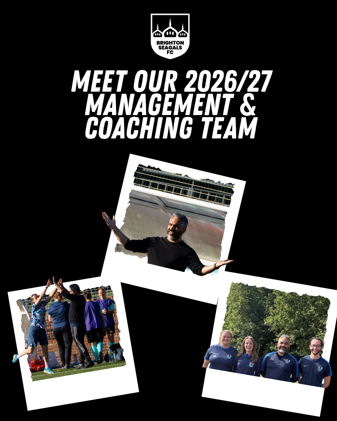 Meet our 2026/27 management and coaching team