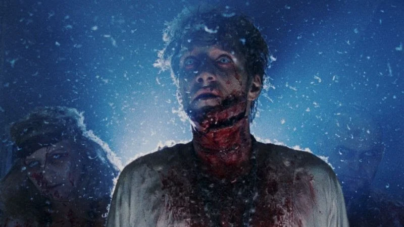 Zombie in feathers from GARDEN OF LOVE (2003) gore horror film