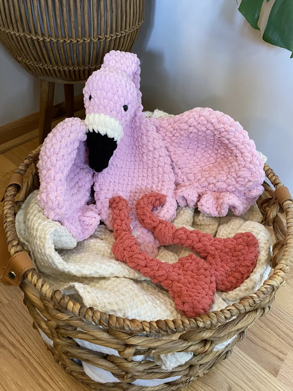 Flamingo Snuggler — Creekside Crochet