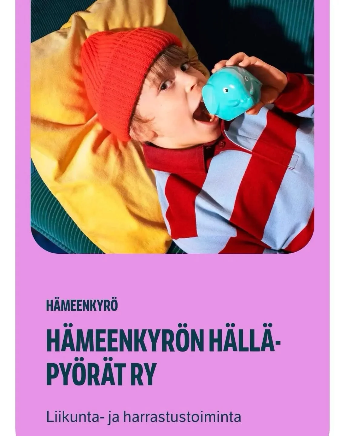 Hyvi&auml; tekoja 2026 - Mille sinun syd&auml;mesi sykkii?

Nyt kaikki antamaan meille &auml;&auml;ni S&auml;&auml;st&ouml;pankin Hyvi&auml; tekoja-&auml;&auml;nestyksess&auml;! Voimme saada rahallista tukea toimintaan 💙
&Auml;&auml;nest&auml;&auml;