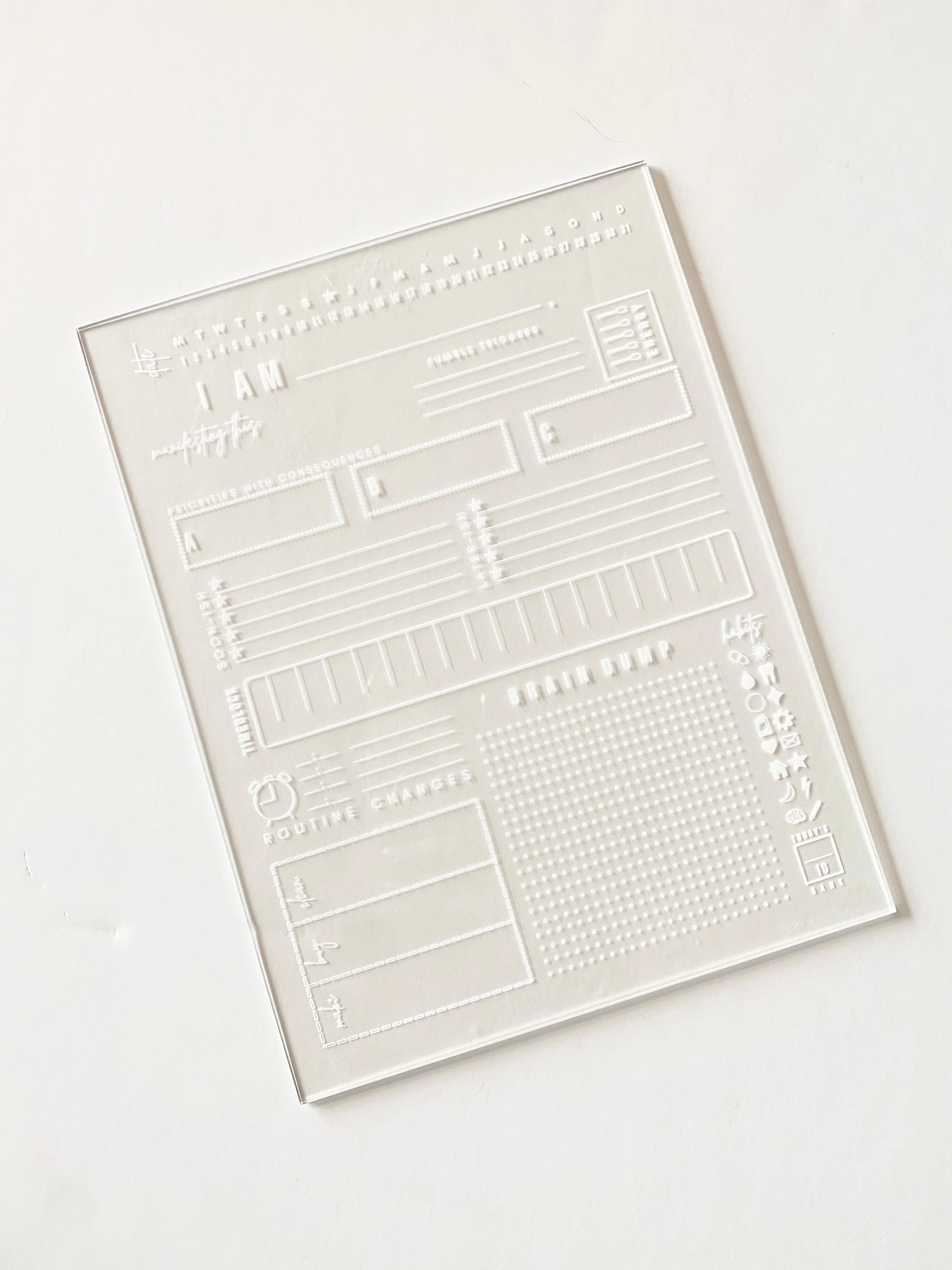 Reusable Discbound ADHD Planner Book — Imperfect Inspiration