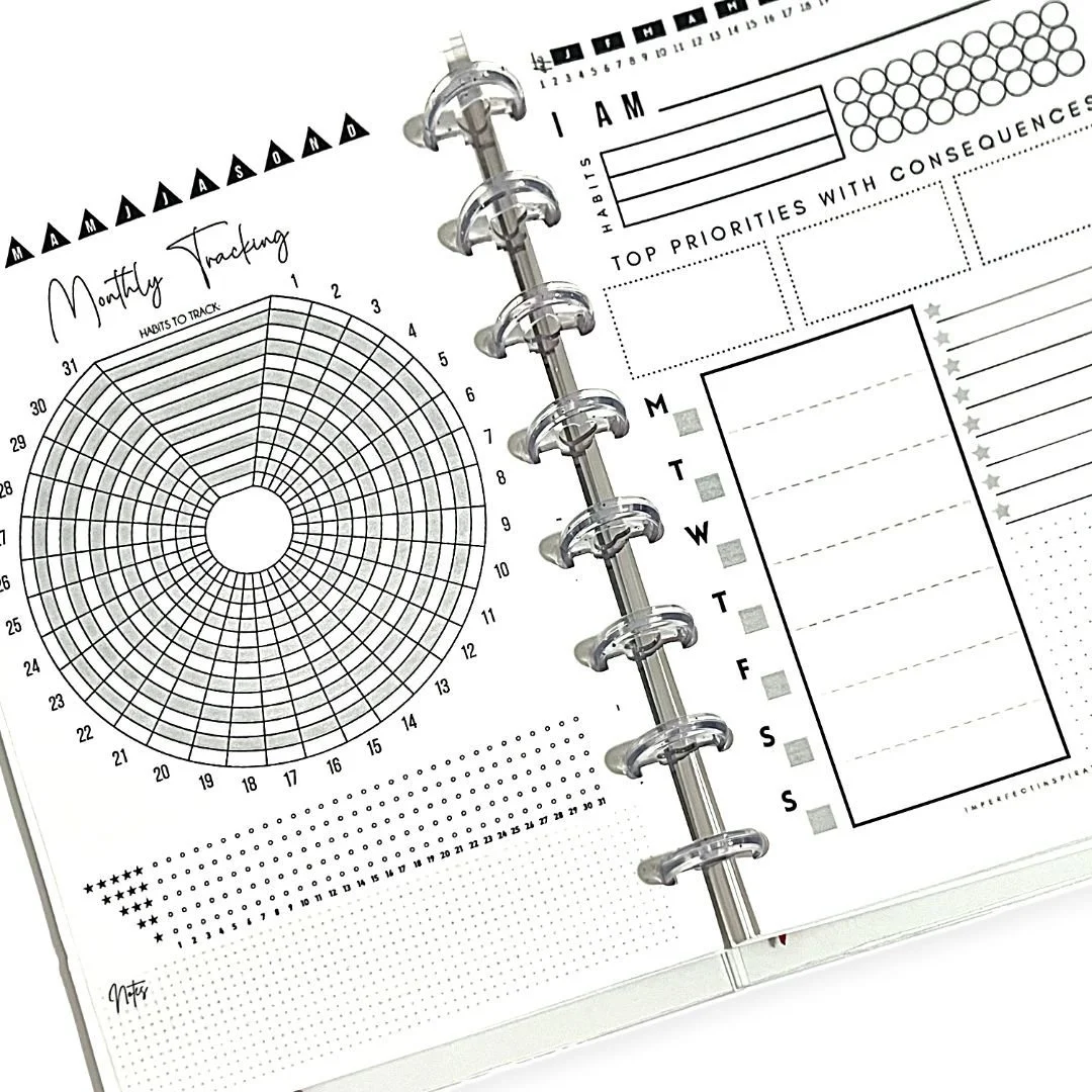 DISCBOUND ADHD PLANNER STARTER KIT UNDATED — Imperfect Inspiration