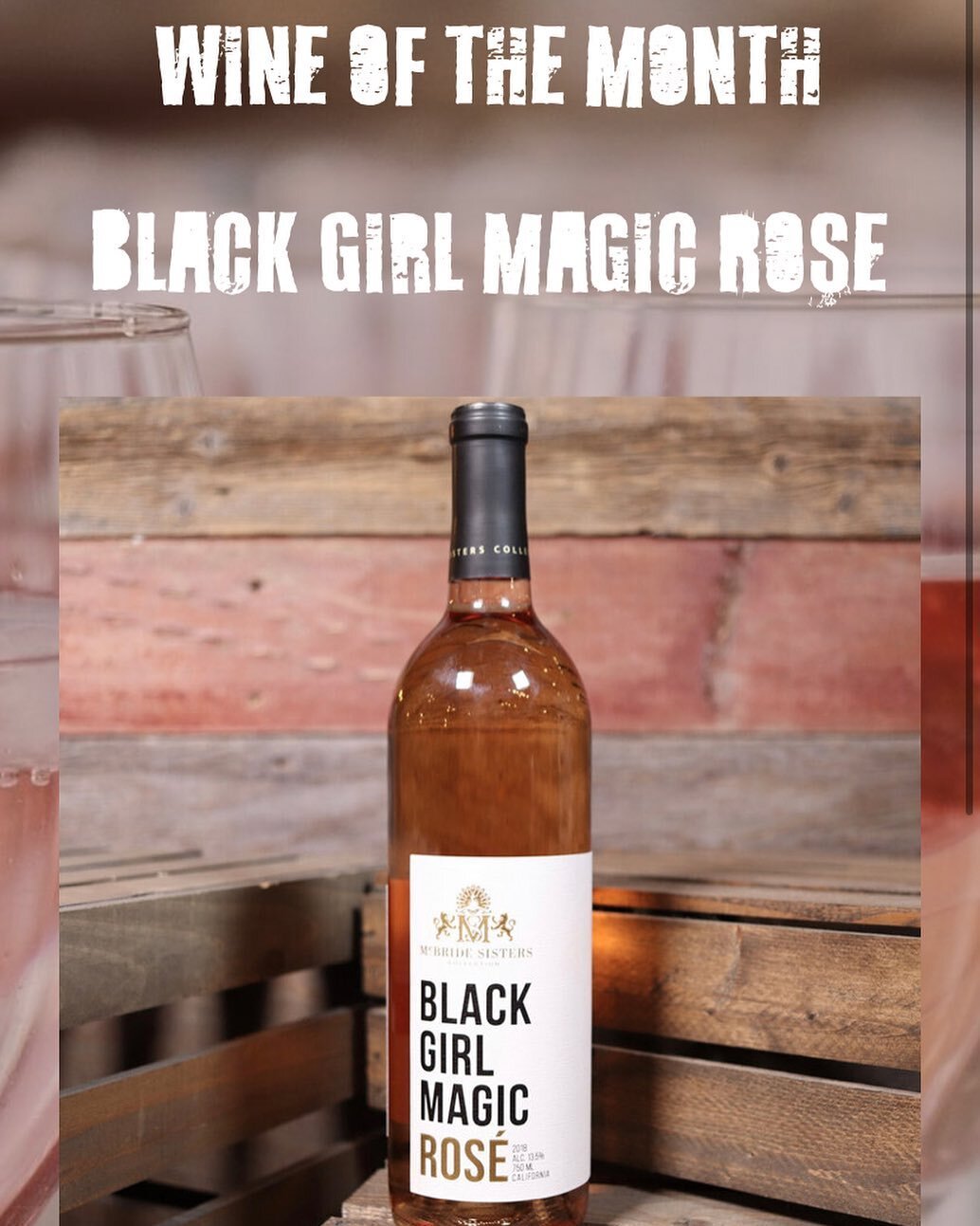 Our wine of the month goes to a female Black owned &quot;Black Girl Magic Rose&quot; by @mcbridesisters 🍷🍷
.
.
Find out more about it on our website. Link in Bio. Until then sip away 😘😉
.
.
.
#rose #wine #mcbridesisterswine #goodfoodgurus #gfg #h