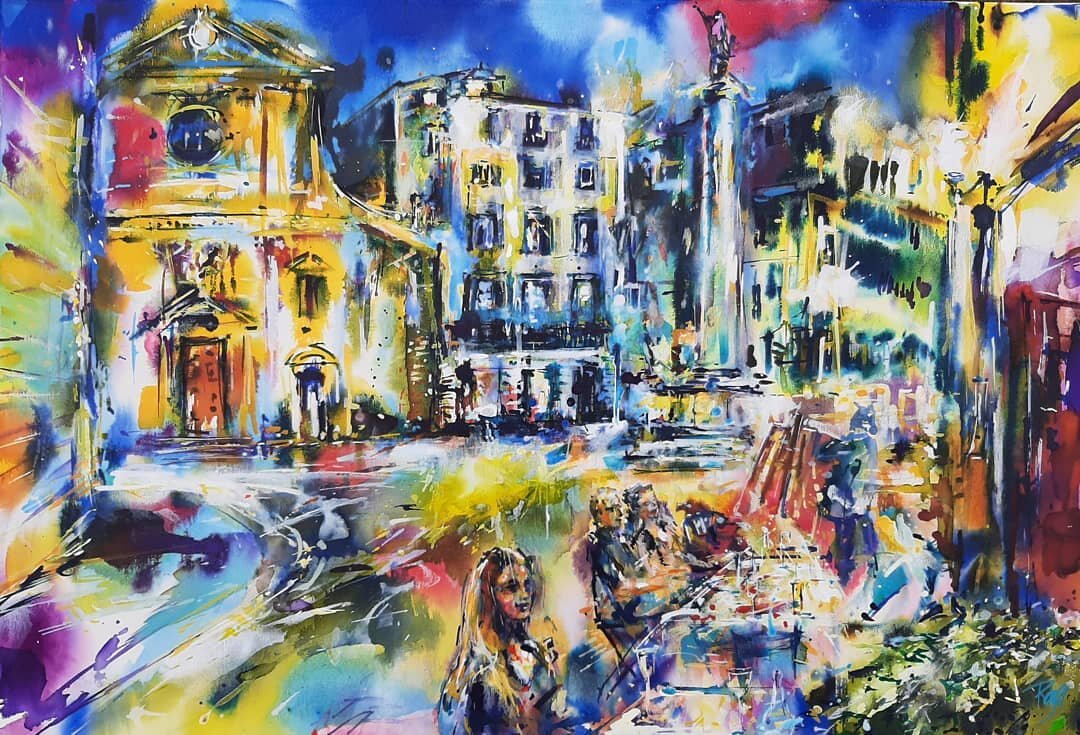 Firenze Piazza S Trinita
Acrylic on canvas 76x51cm
#art #acrylicinks #acrylicpainting #figurativeart #cityscape #firenze #florence #piaza #paintingitaly #lithuanianartist