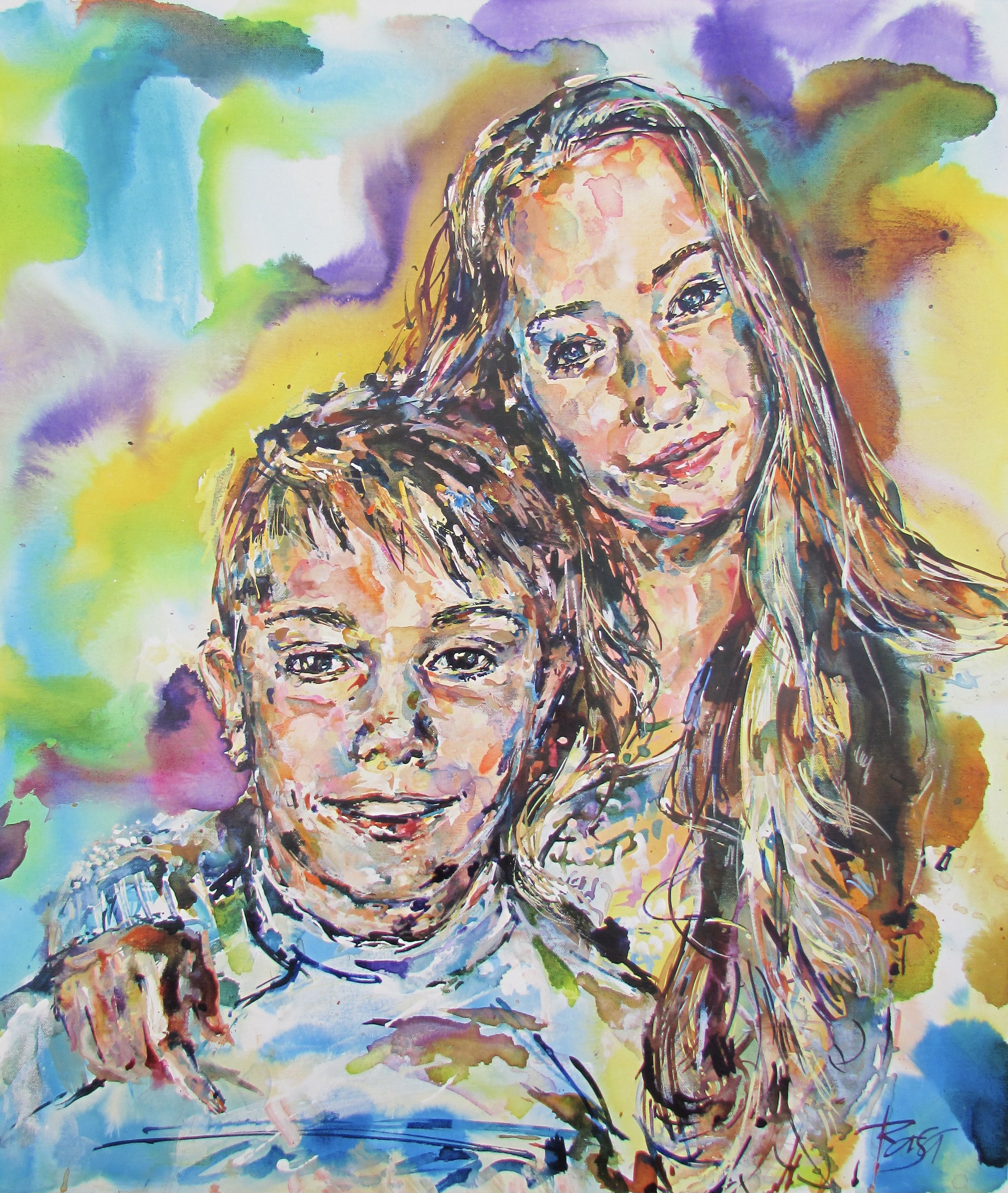 brother and sister comsision painted.JPG