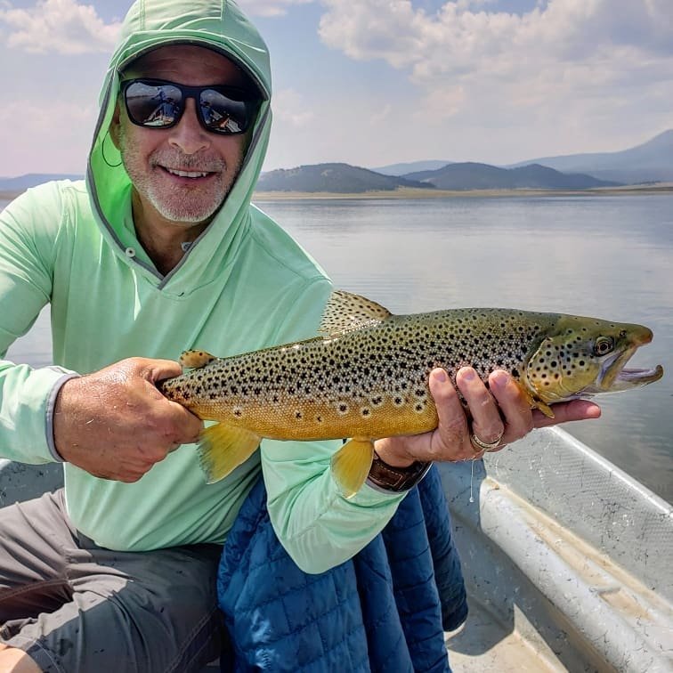 Excellent day on the water with @sturatz! 
.
.
.
.
.
.
.
.
.
#freefly #patagoniaflyfish #fishpondusa #gobreck #breckenridge #flyfishing #flyfishcolorado #catchandrelease #keepumwet #browntrout #rainbowtrout #itsallhomewater #clackacraft #stoneflyangl