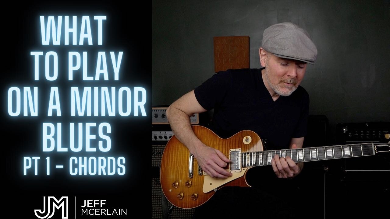 Today I&rsquo;ll be discussing ways to spice up your comping on a minor blues. Live on YouTube at 4pm ET! Link in my bio. #truefire #brettpapa #guitar #guitarlesson #blues #bluesguitar