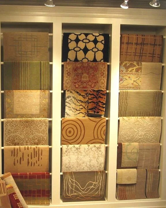 Samples in our Atlanta showroom.