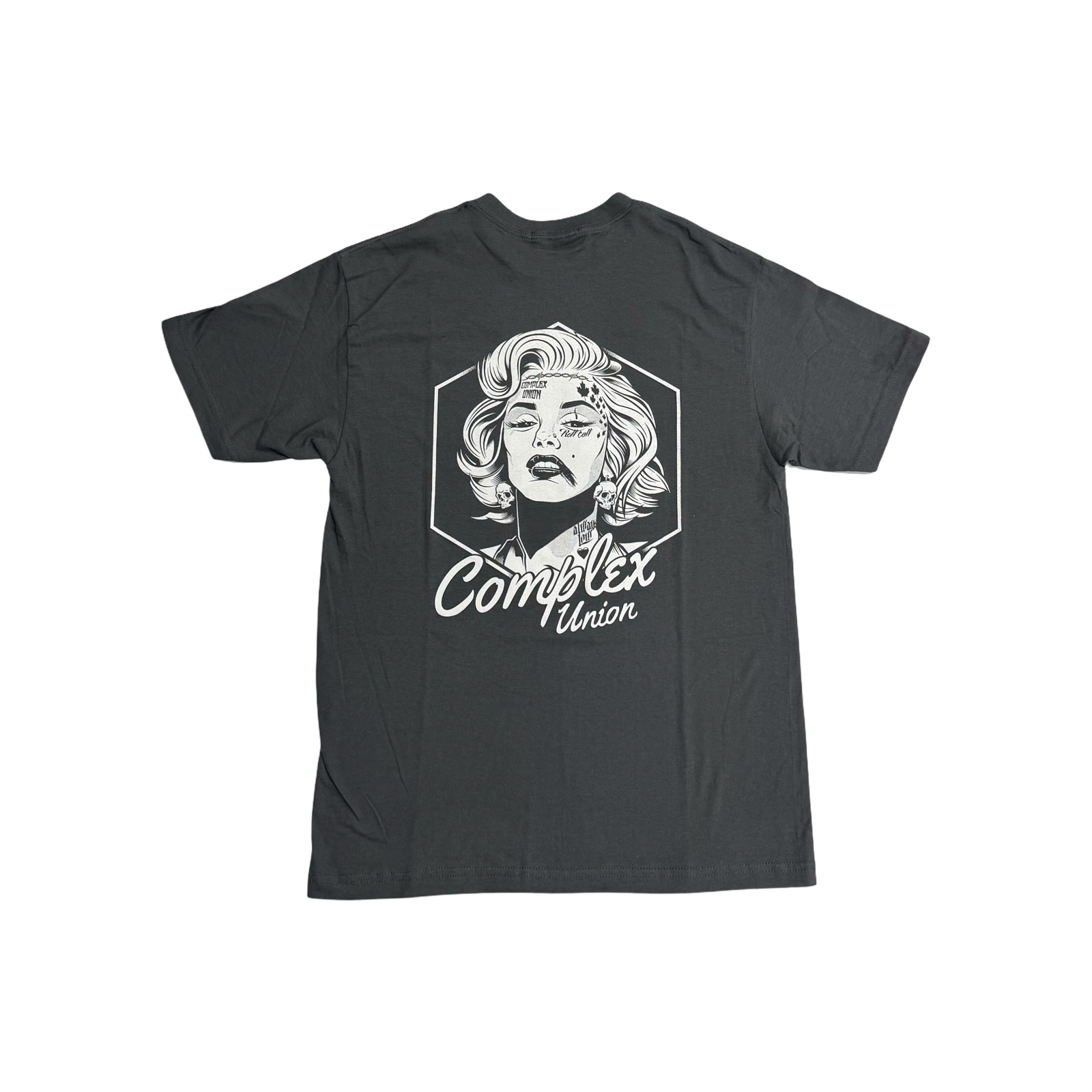 Modified Monroe T-shirt - Charcoal x White