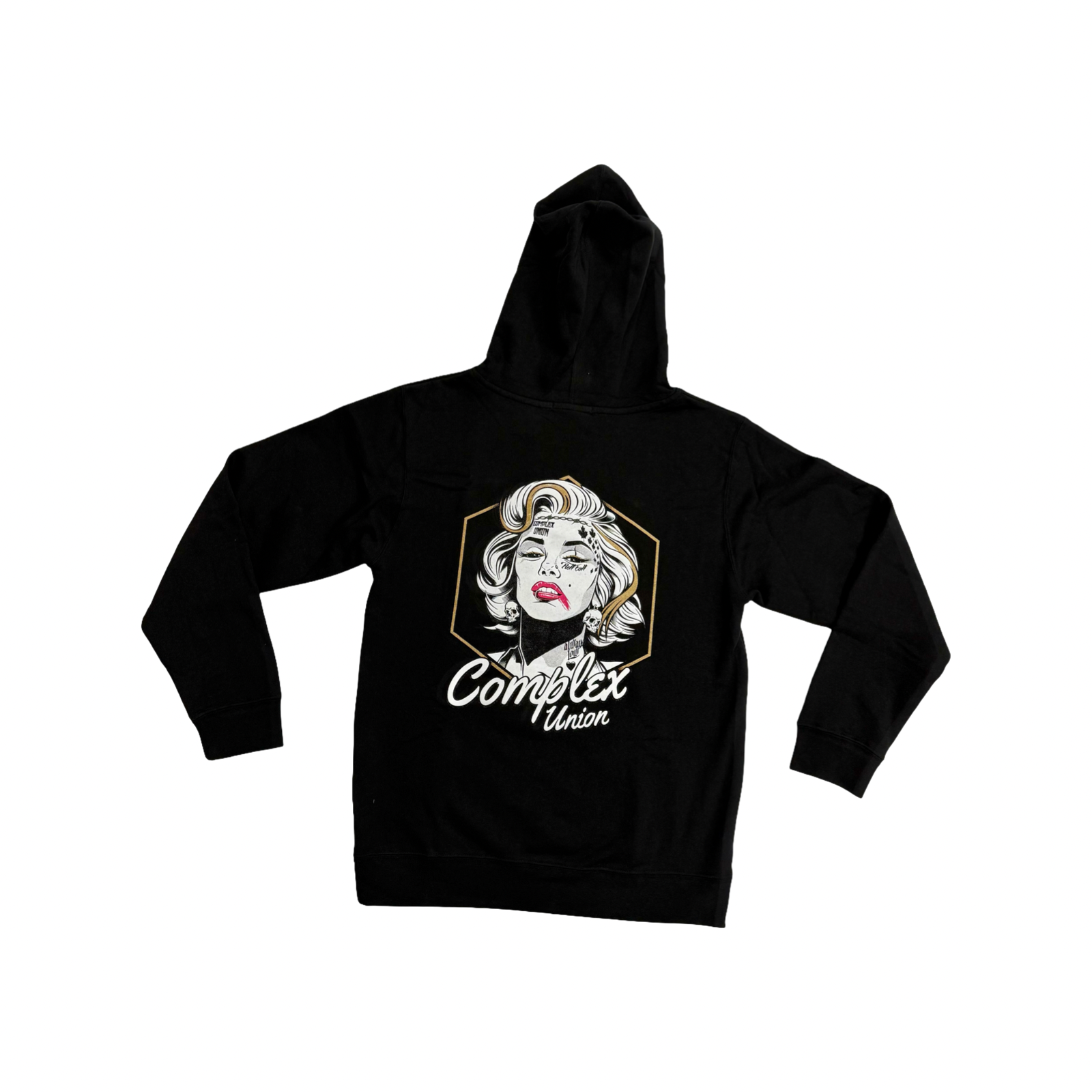 Modified Monroe Hoodie - Black x Gold x Pink