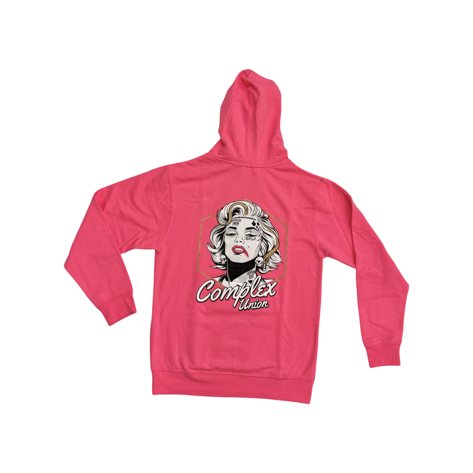 Modified Monroe Hoodie - Pink x Gold