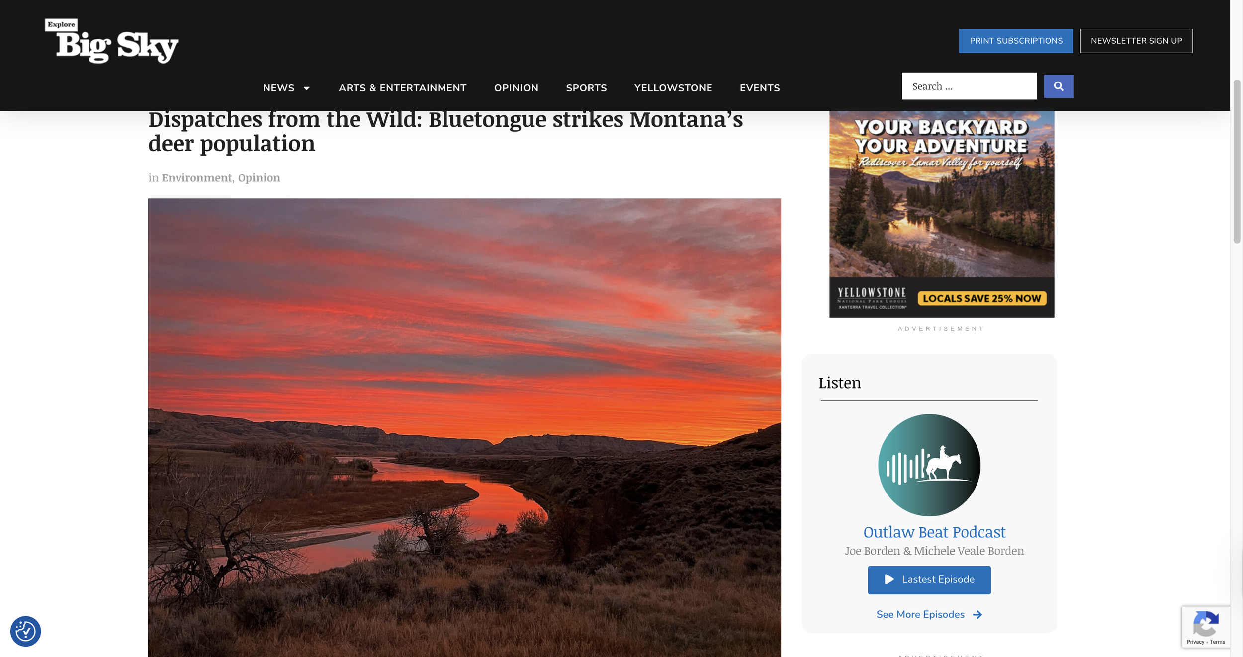 American Prairie Reserve, APR, bluetongue, whitetail deer, Missouri River, Missouri Breaks, elk, hunting