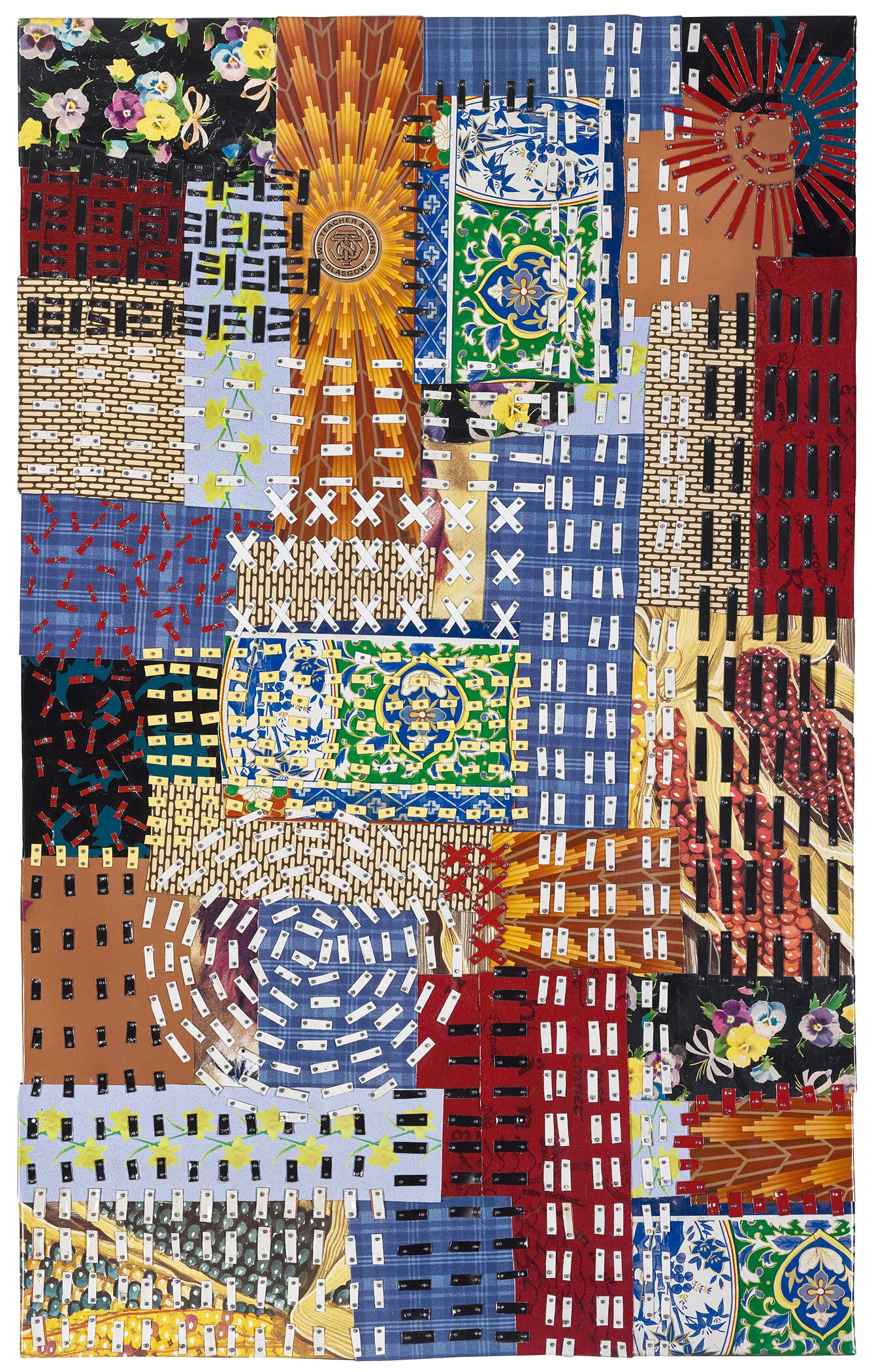 FALL FIELDS FAUX STITCHED