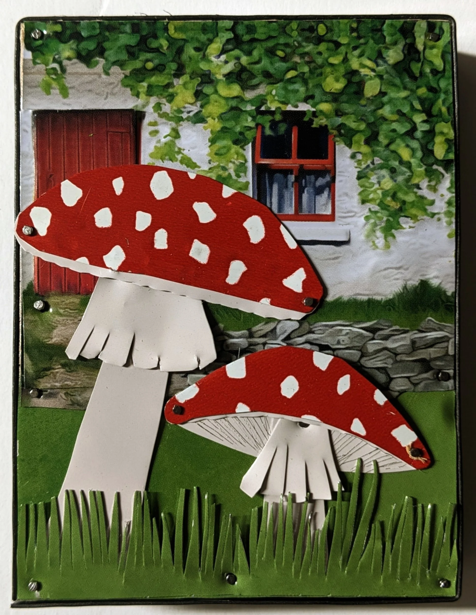 Mushroom Triptych with 6, 7 and 8 