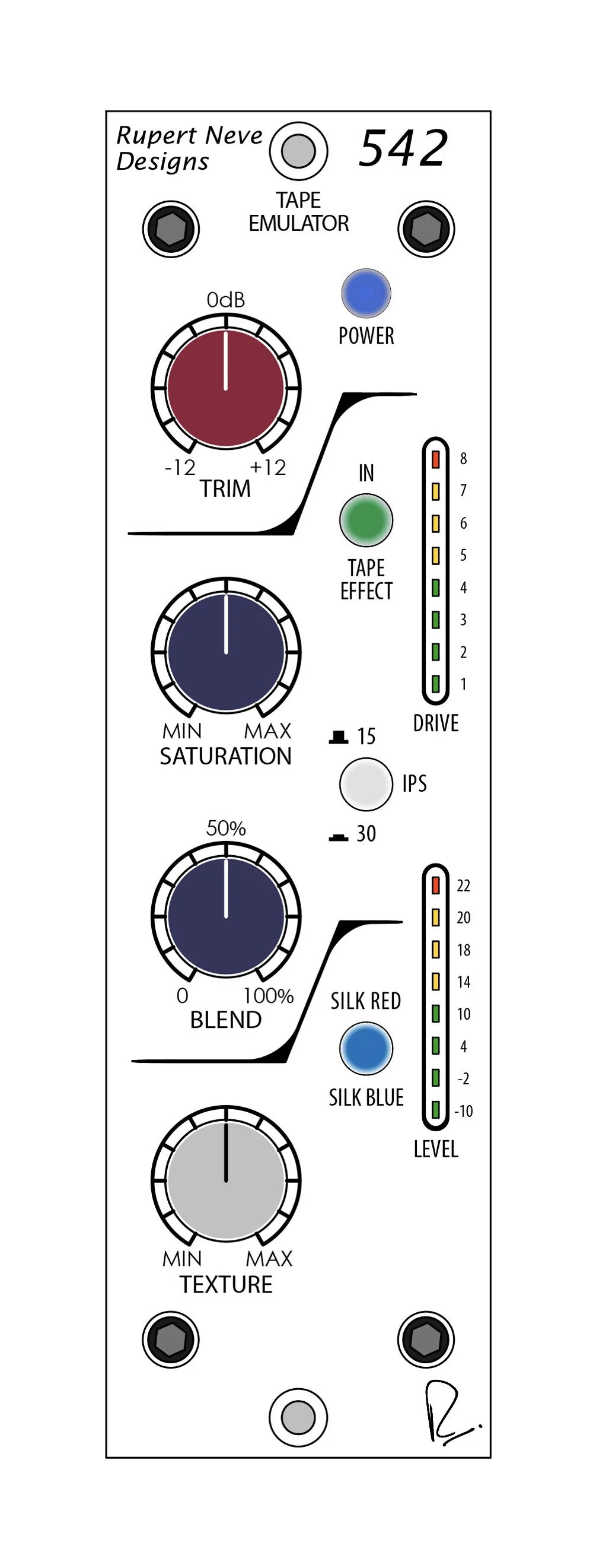 542 Tape Emulator (500 Series) — Rupert Neve Designs