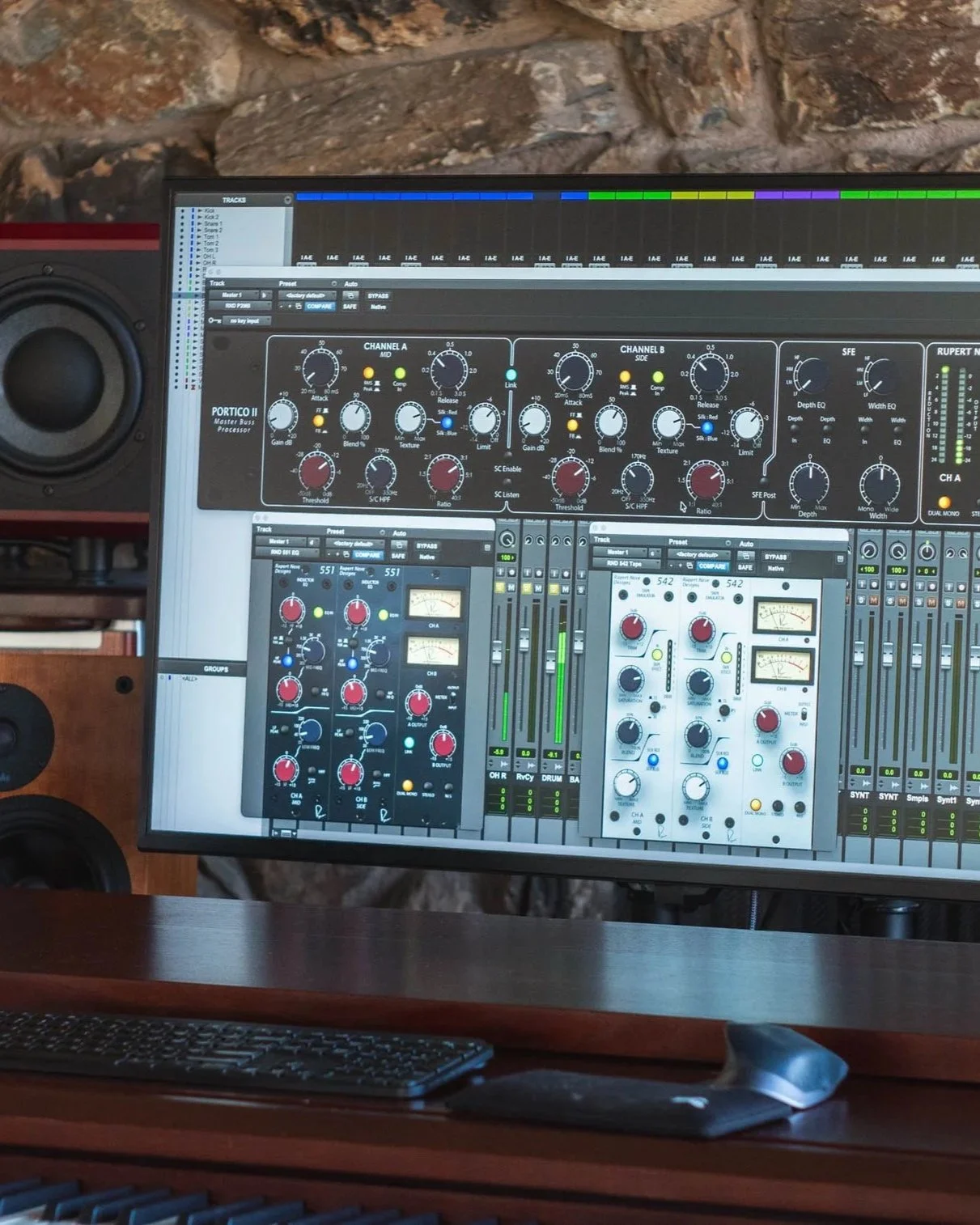 Rupert Neve Designs Debuts Three Plug-Ins: The Master Buss Processor, 551 Inductor EQ, and 542 Tape Emulator