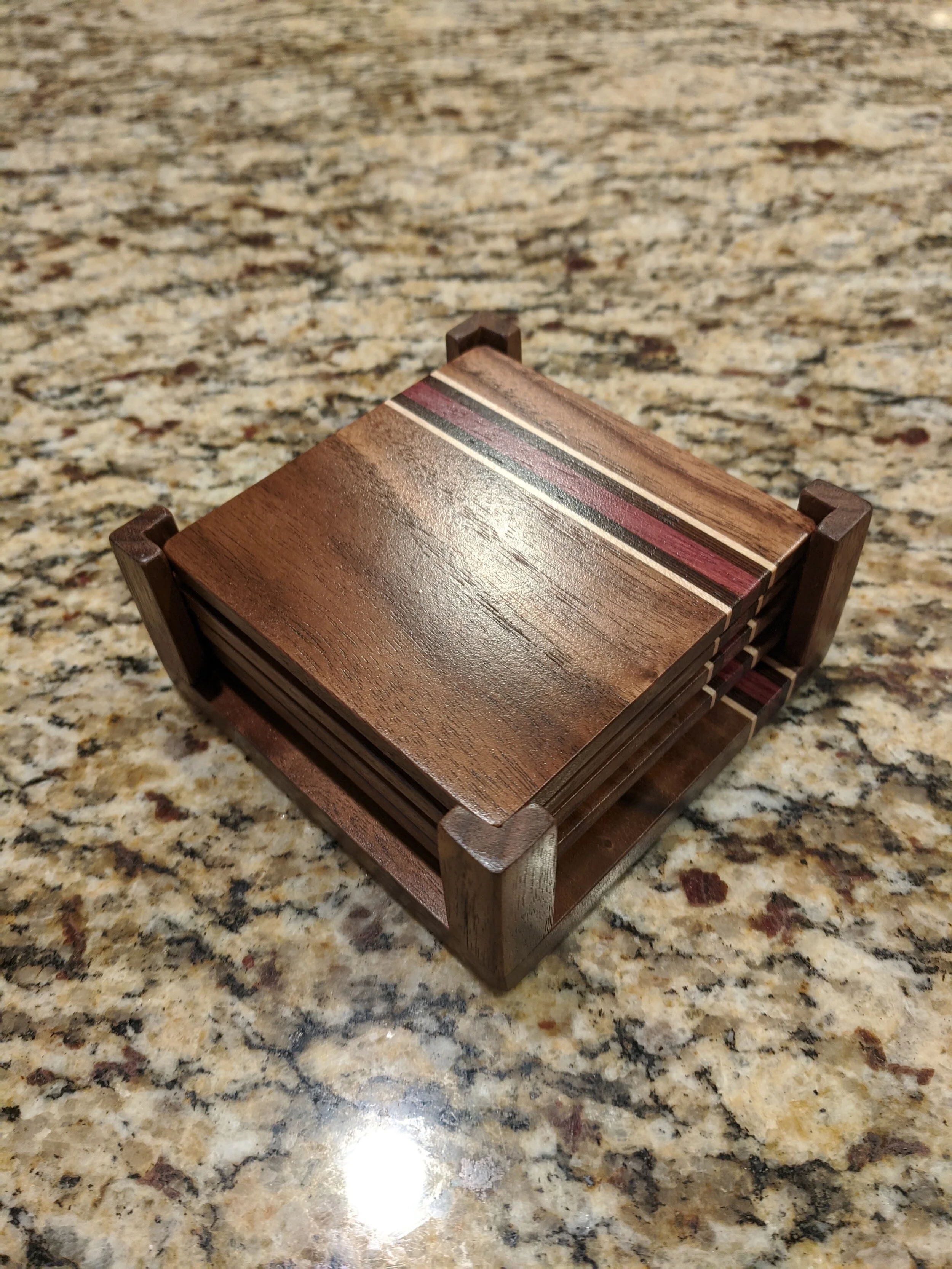Custom Coaster Set with extra accents