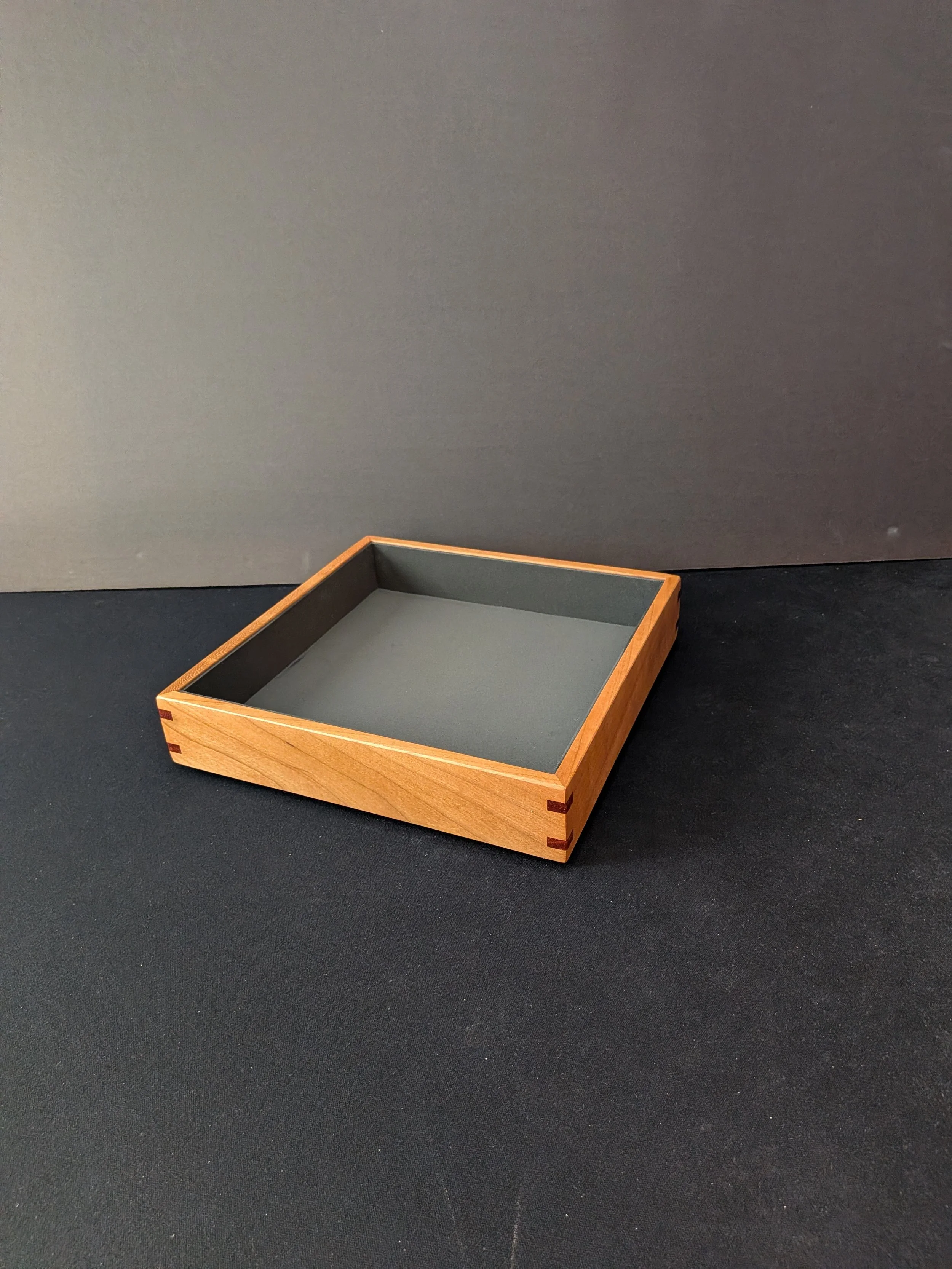 Standard Ninja Dice Tray - Cherry with Padauk Splines