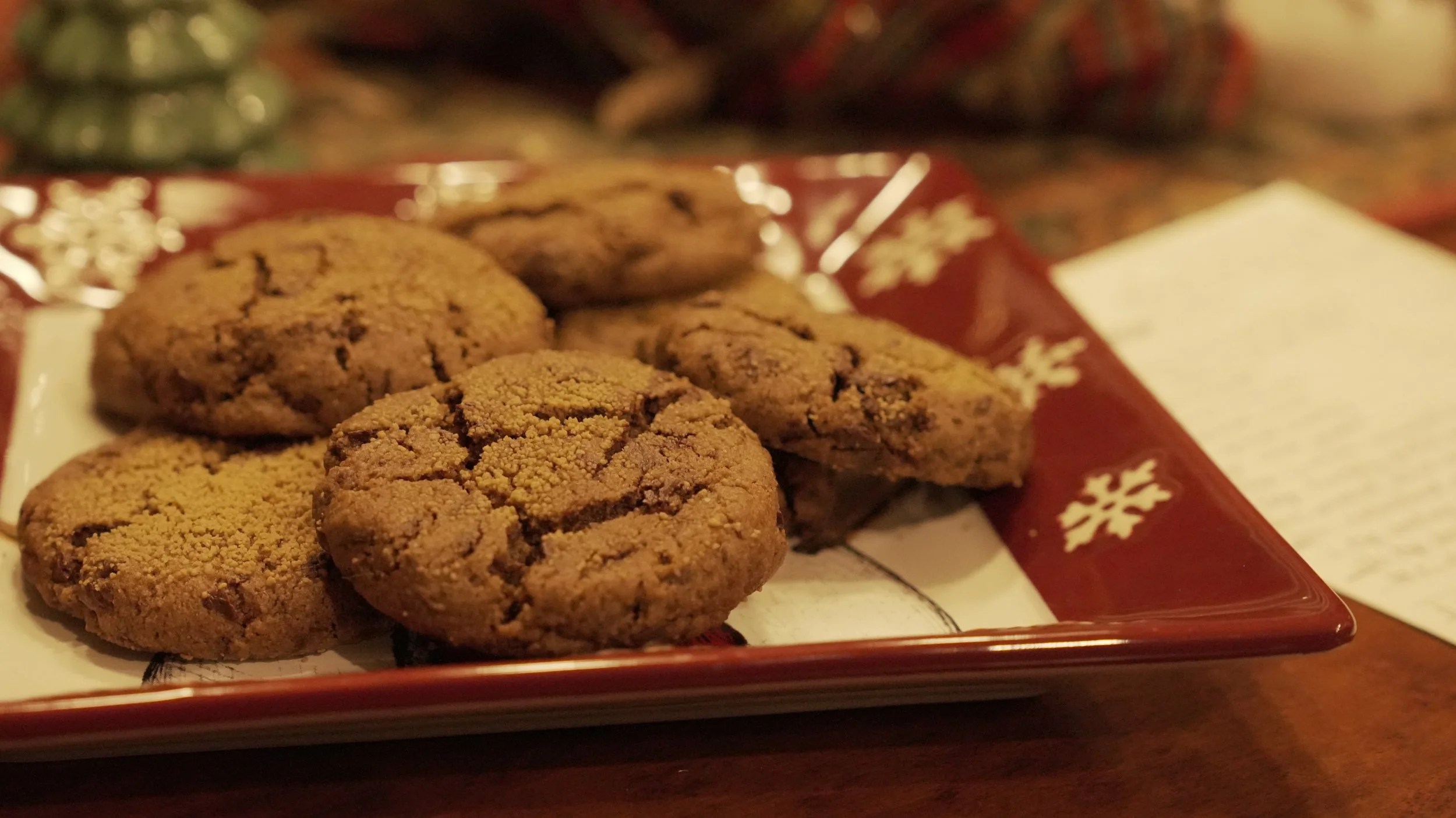 Chocolate Ginger Cookies and a Long-Ago Kindness