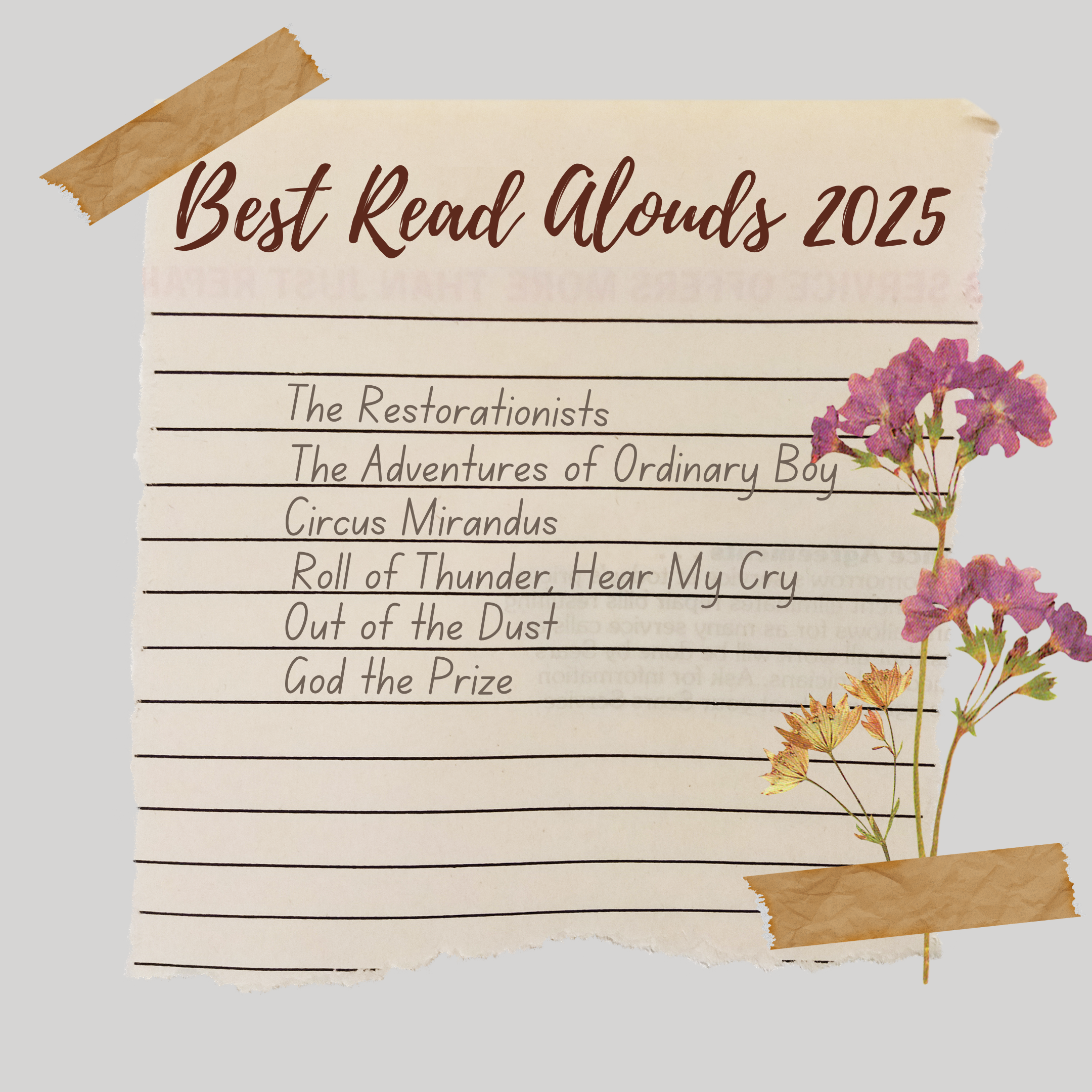 The Best Read Alouds of 2025 