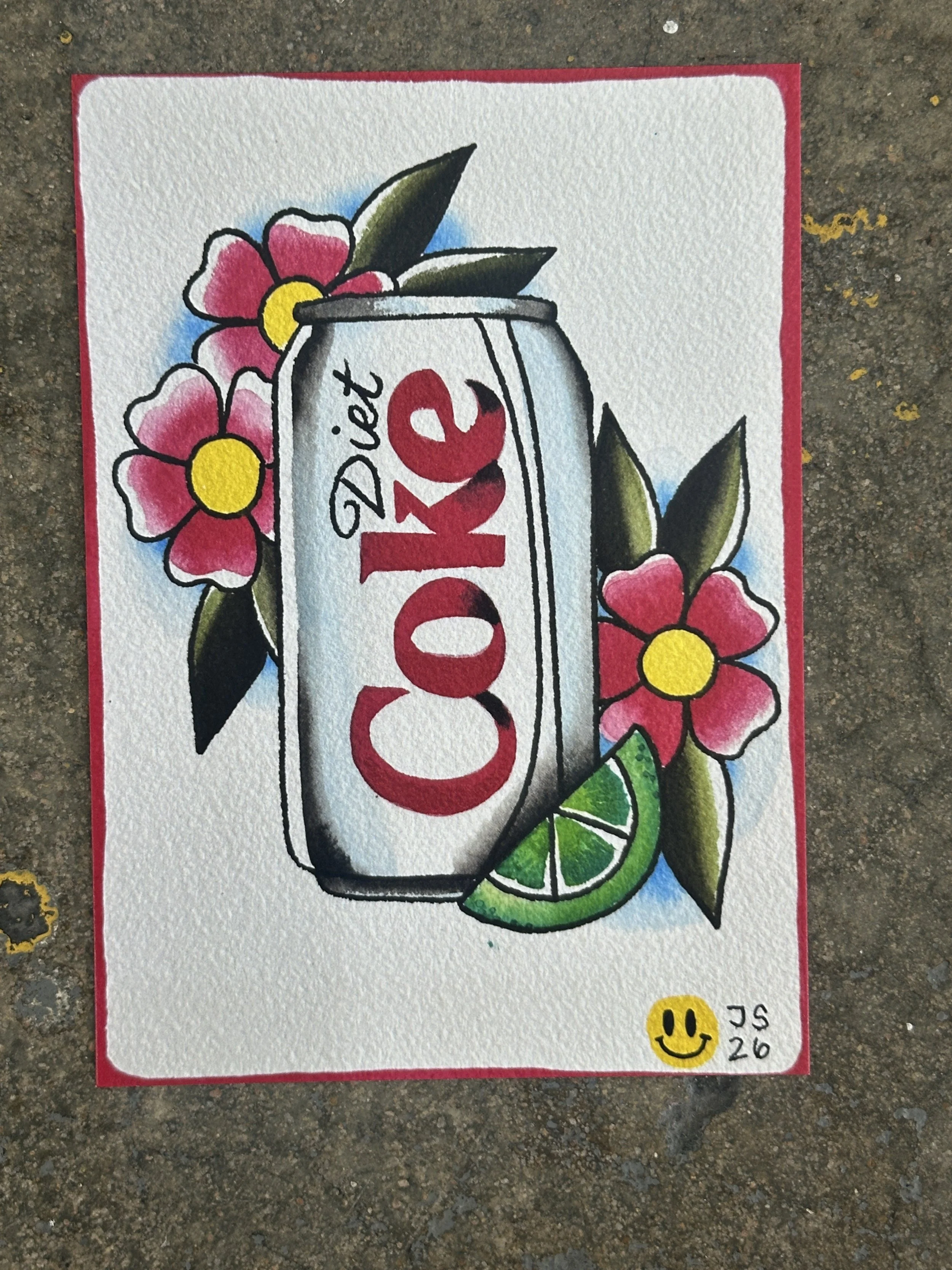 Fridge Cig art print