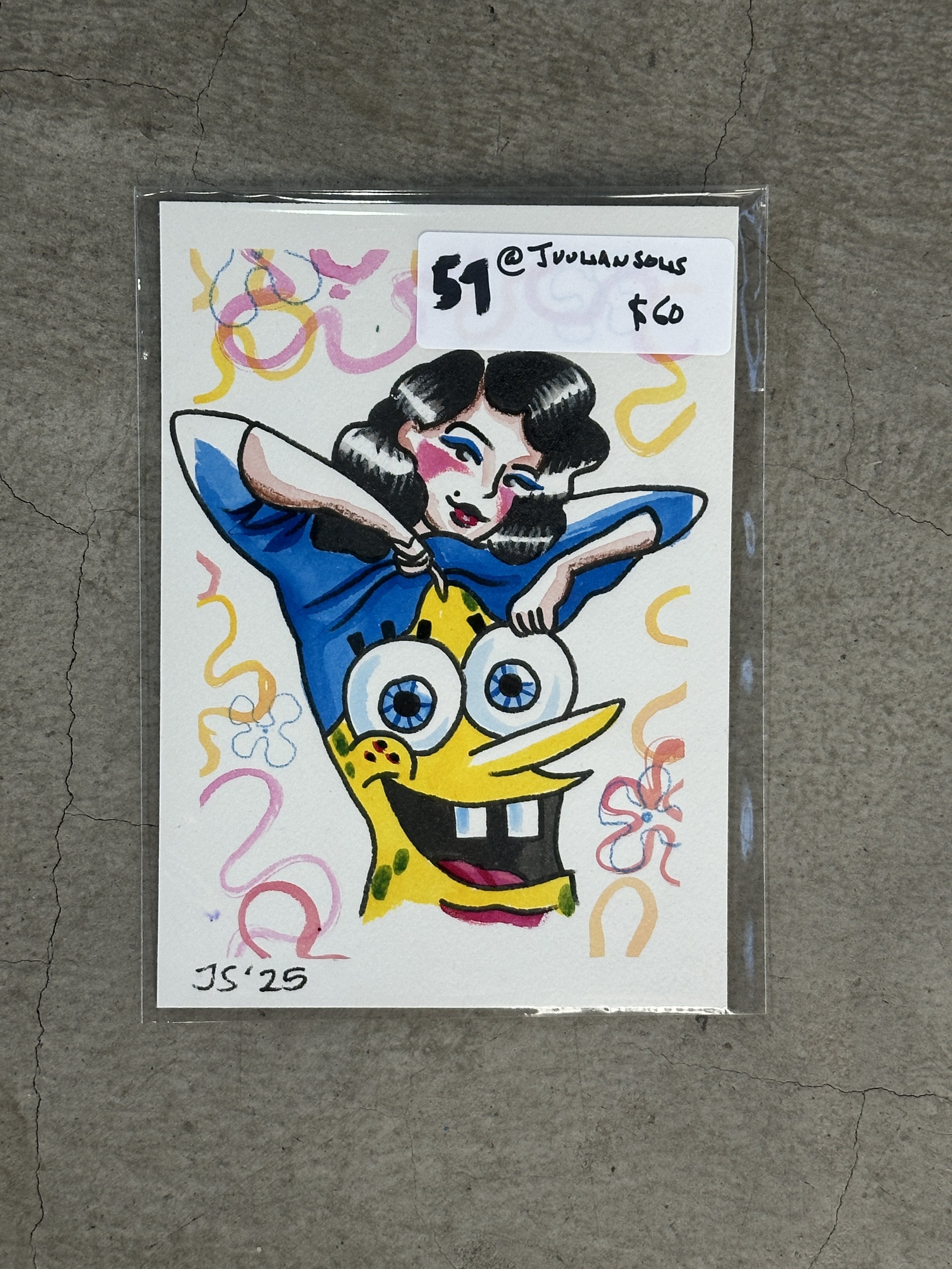 SpongeBoob Original Painting