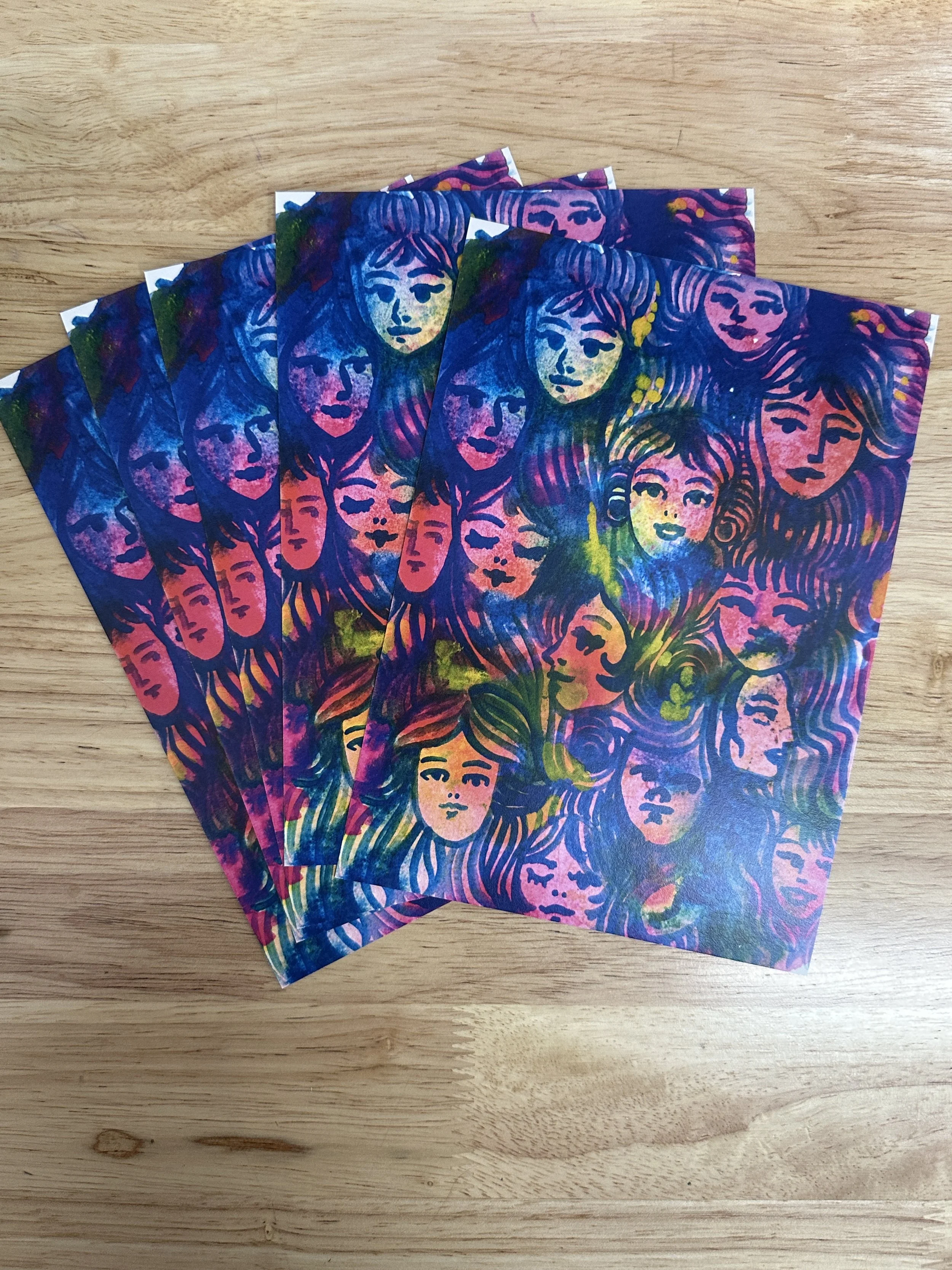 Hair ladies art print