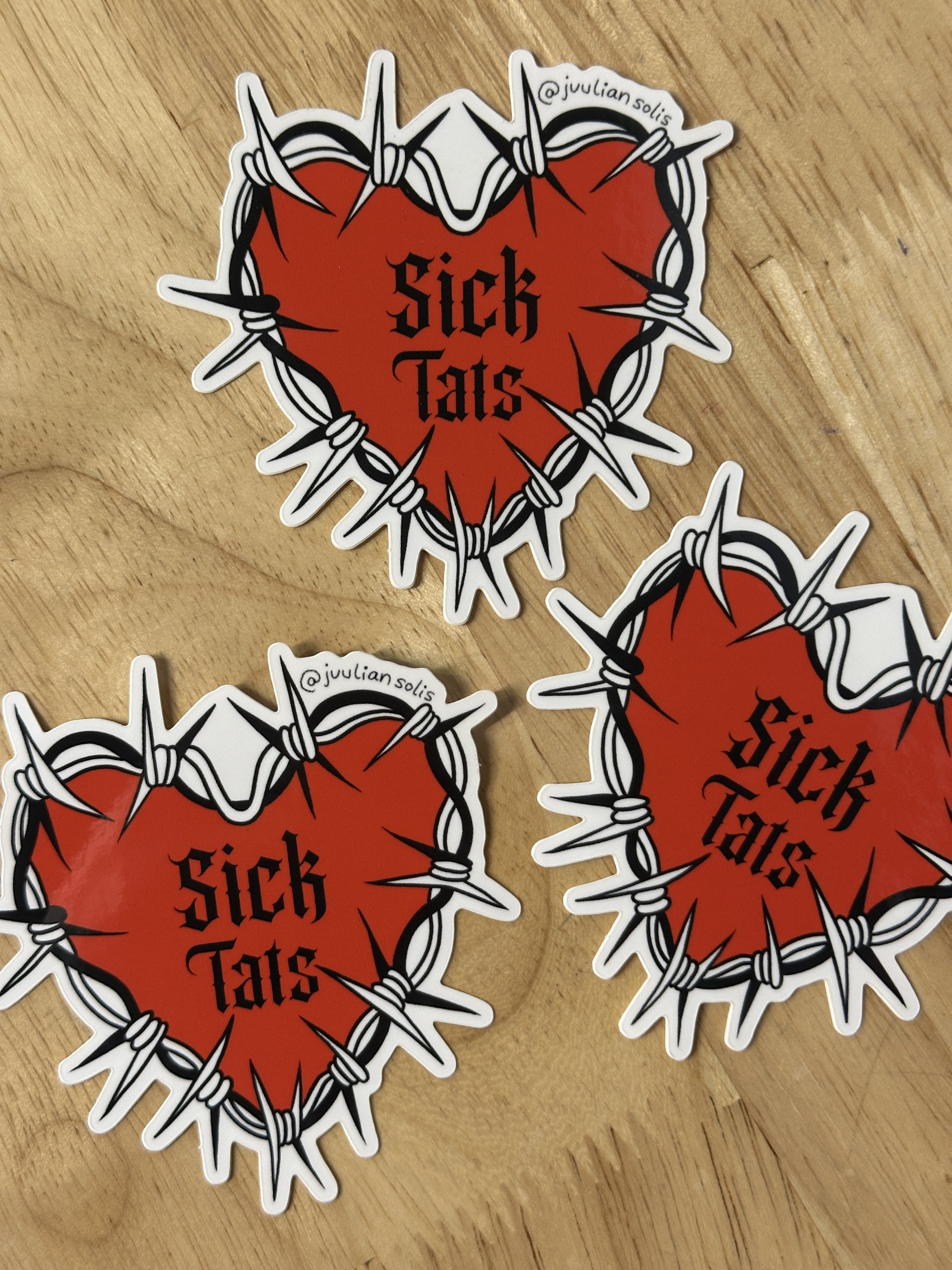 Sick Tats sticker