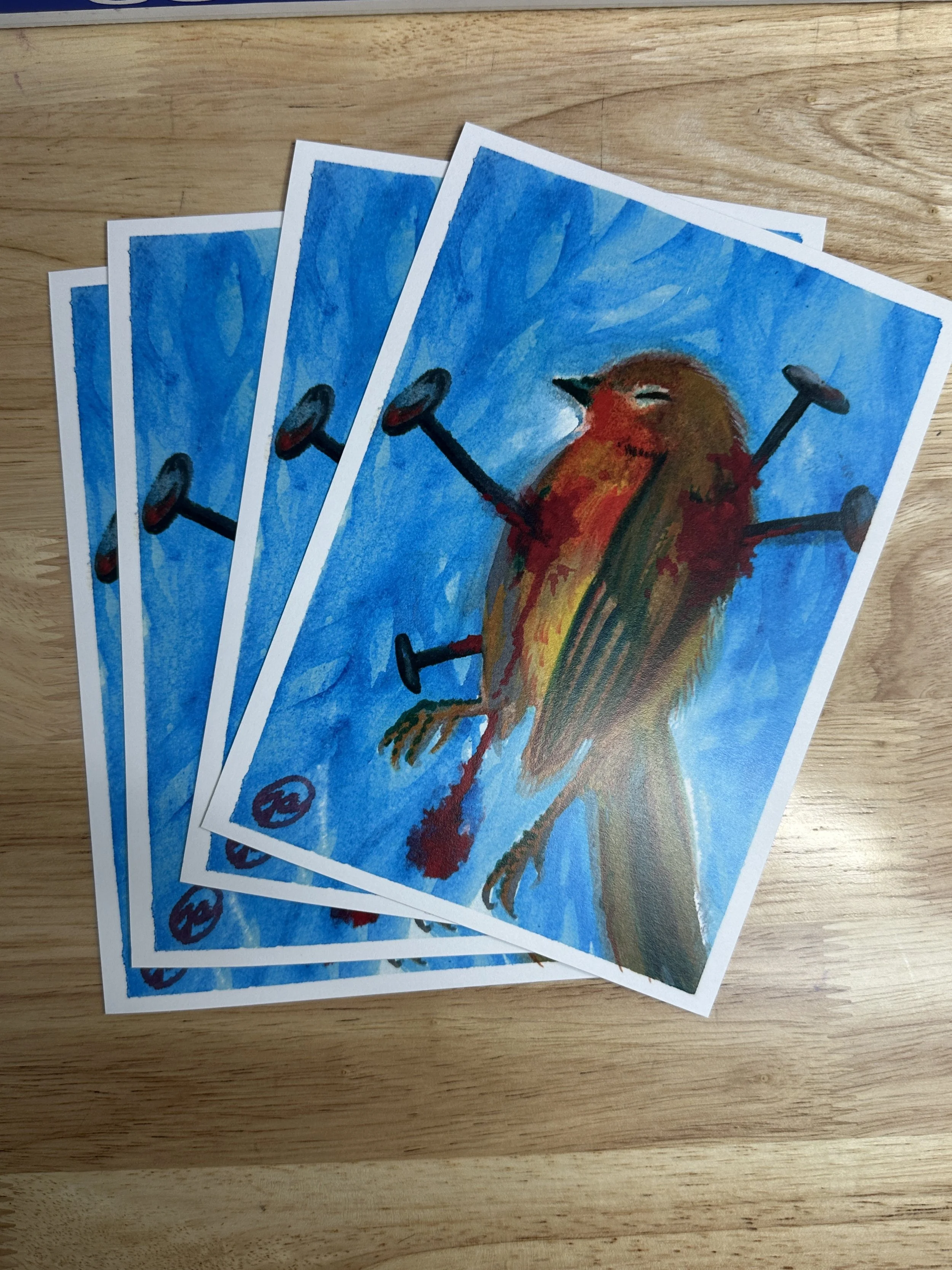 Sleeping Bird Art Print