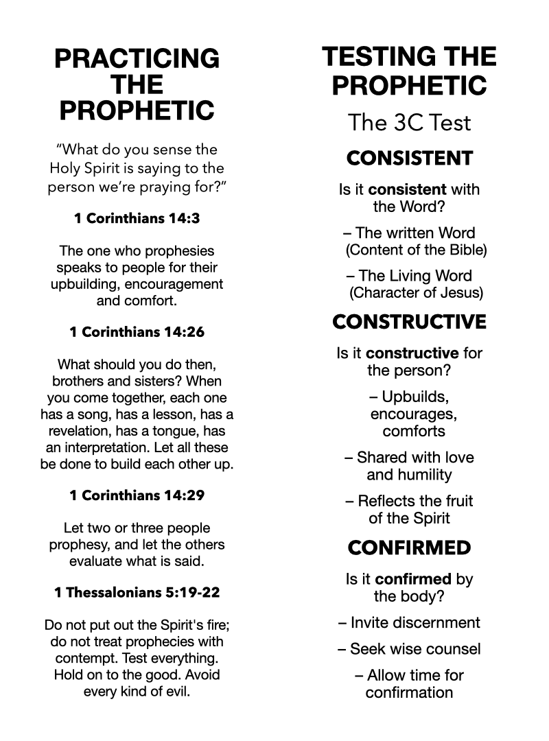 Spiritual Gifts, Prophecy and Tongues — The Way MicroChurches