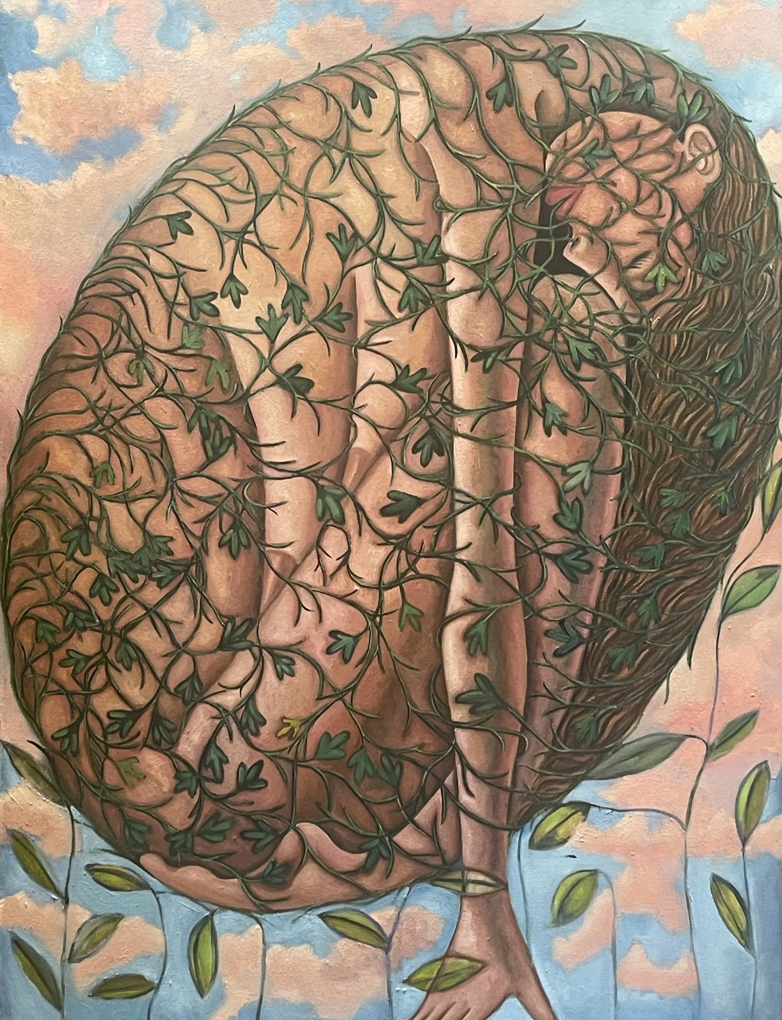 Untitled, Oil on canvas, 47” X 35”, 2025