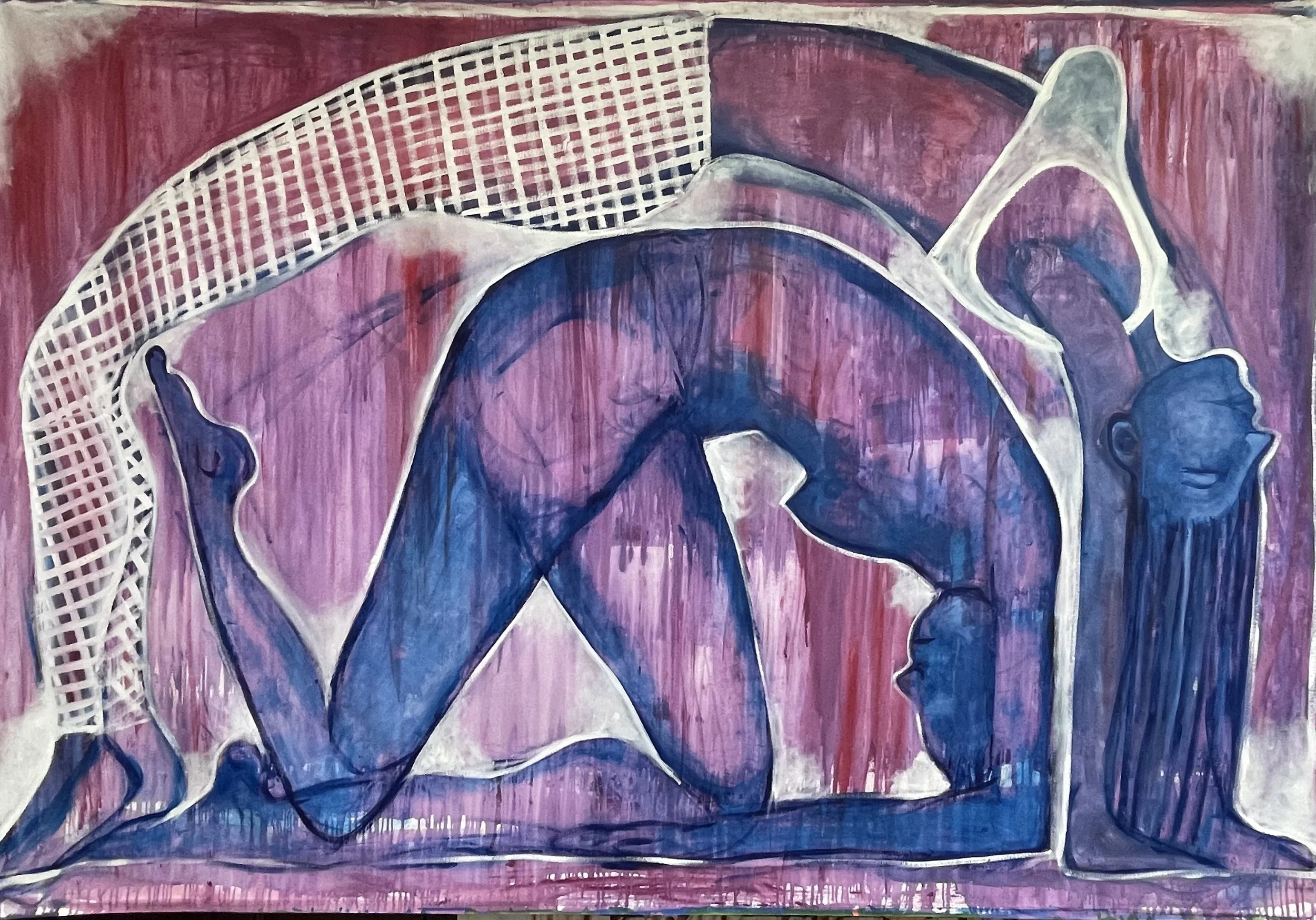 Untitled, Oil on canvas, 60” X 90”, 2023