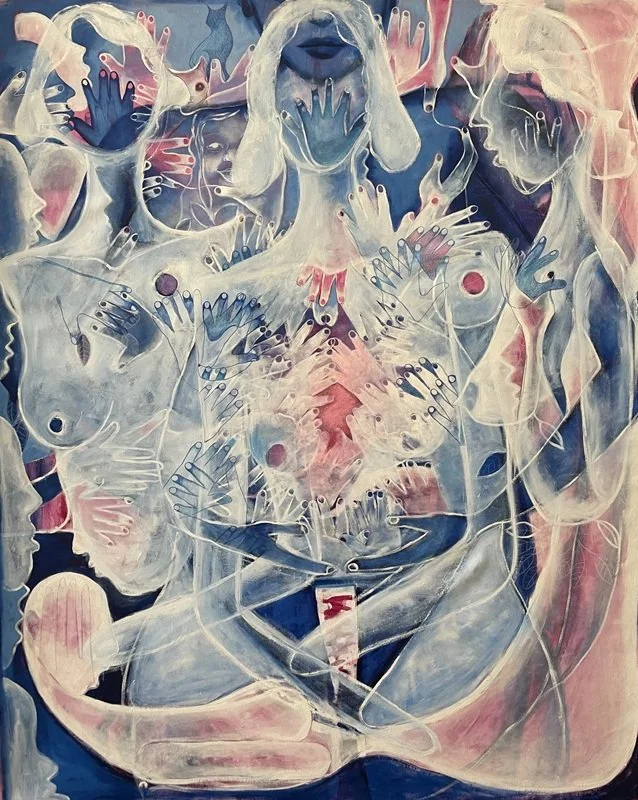 Solemnity, Oil on canvas, 60" x 50", 2024