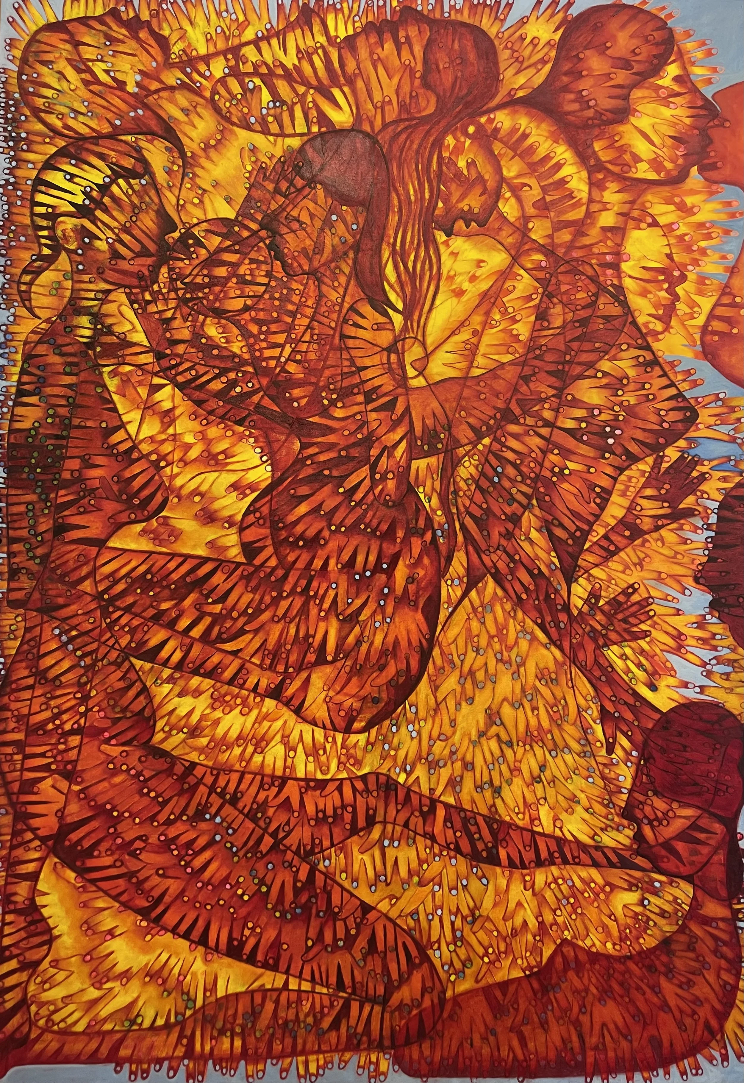 Untitled, Oil on canvas, 90” X 60”, 2025