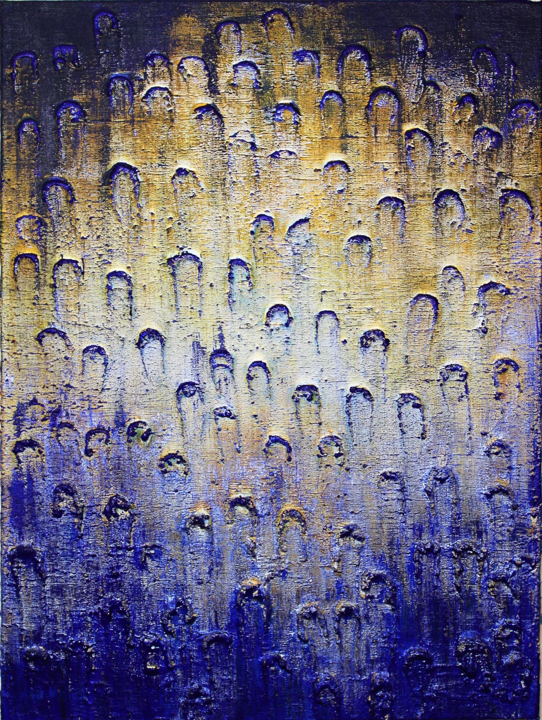  Cadente | Acrylic, Ink on Canvas, 24 x 18 inches 