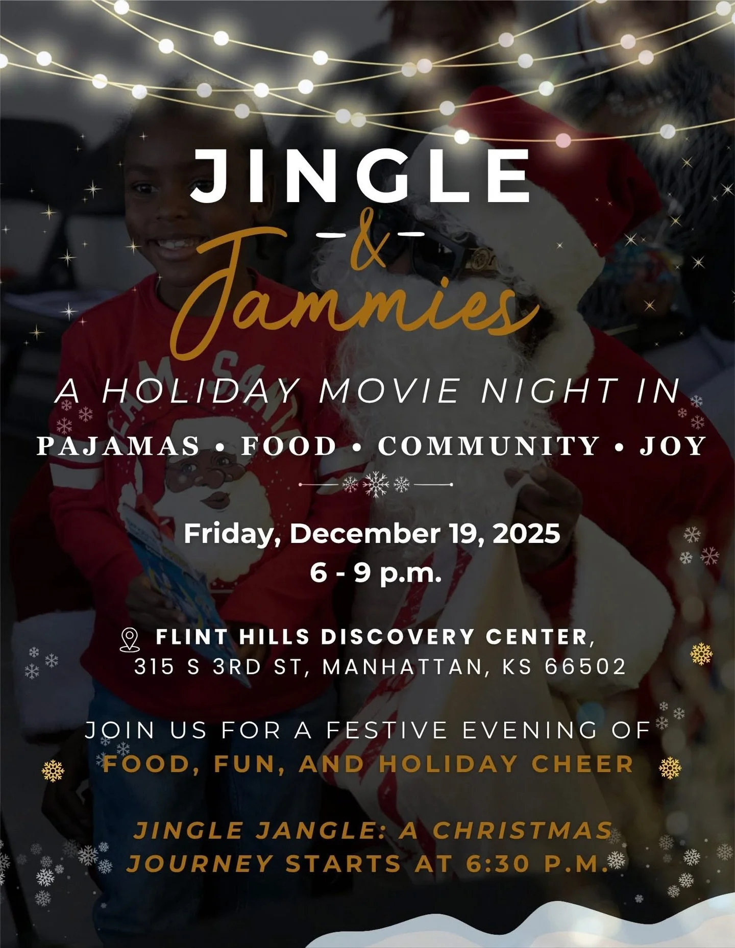 Y&rsquo;all spoke and we listened. The Christmas party is back! Join us for Jingle &amp; Jammies on December 19th!

Cozy vibes. Good snacks. Community. 🎄✨

We&rsquo;ll be watching Jingle Jangle: A Christmas Journey, starting at 6:30 PM, so grab your