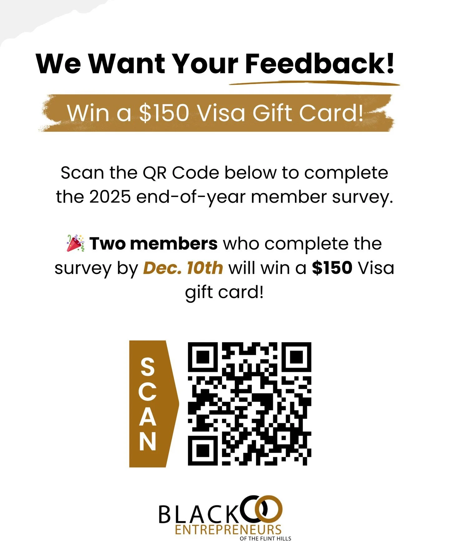 🎉 It&rsquo;s Survey Time! 🎉⁠
⁠
We want to hear from YOU, BEFH! Complete the 2025 end-of-year member survey and help us continue creating programs and opportunities that support your growth.⁠
⁠
💳 Plus: Two members who complete the survey by Dec. 10