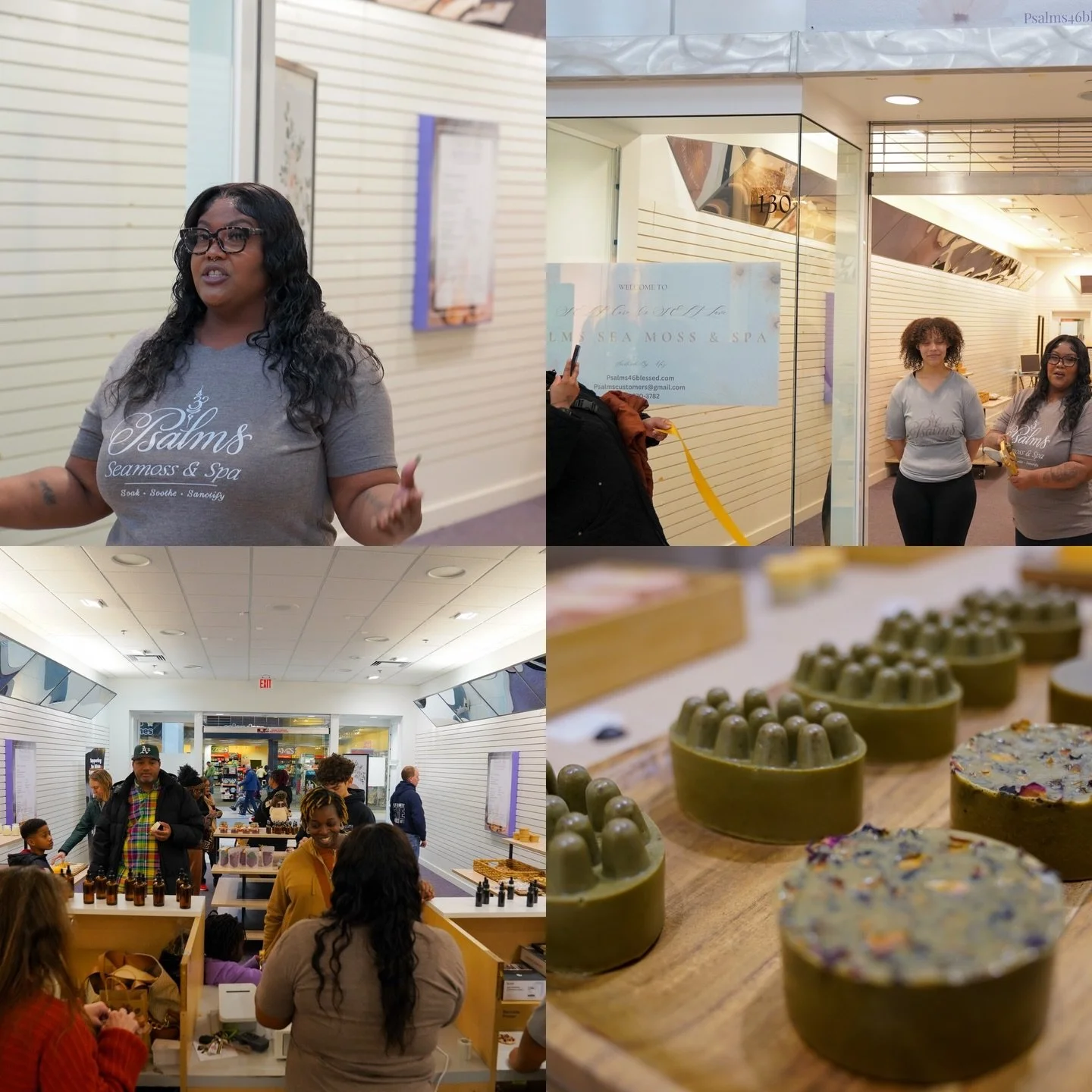 We’re still feeling the love! 💛 Thank you to everyone who came out for our first official ribbon cutting with @psalmsseamoss this Black Friday. The support from the community was real. 

Now open in Manhattan Town Center, Psalms Seamoss & 