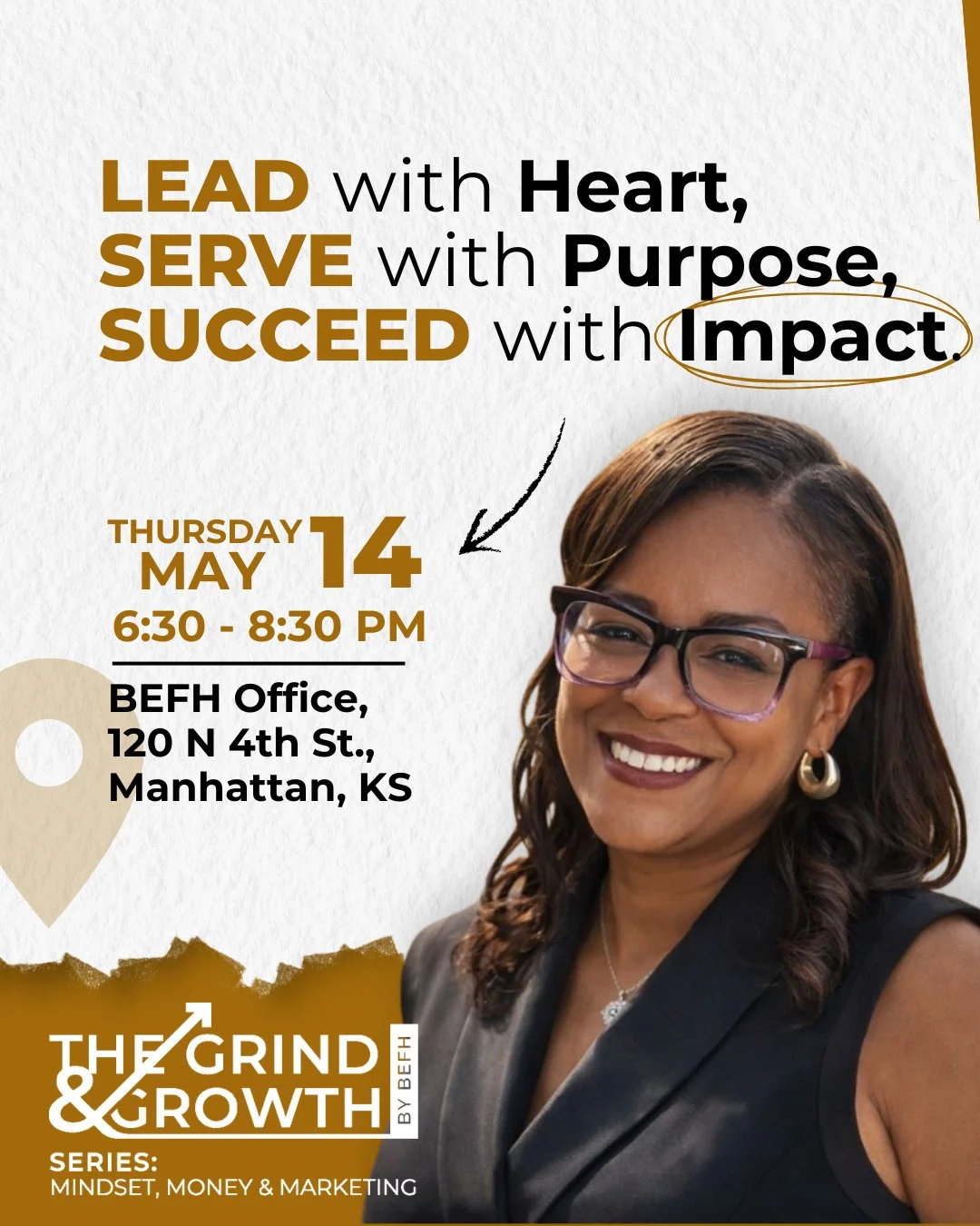 ✨ Lead with Heart. Serve with Purpose. Succeed with Impact. ✨⁠
⁠
Ready to grow your business while growing as a leader? Join Dr. Crystal Davis for a hands-on Grind &amp; Growth workshop where you&rsquo;ll explore servant leadership, build trust-cente