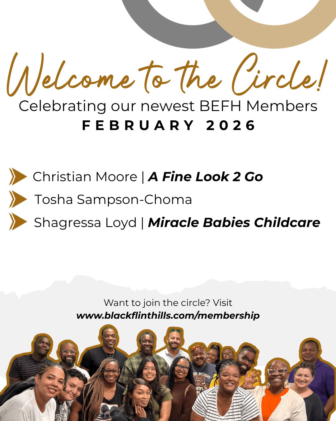 🎉 Welcome to our February BEFH Members! 🎉⁠
⁠
February brought fresh faces to the BEFH circle! We&rsquo;re thrilled to welcome more entrepreneurs and community leaders into our growing network. Your passion, creativity, and drive make our community 